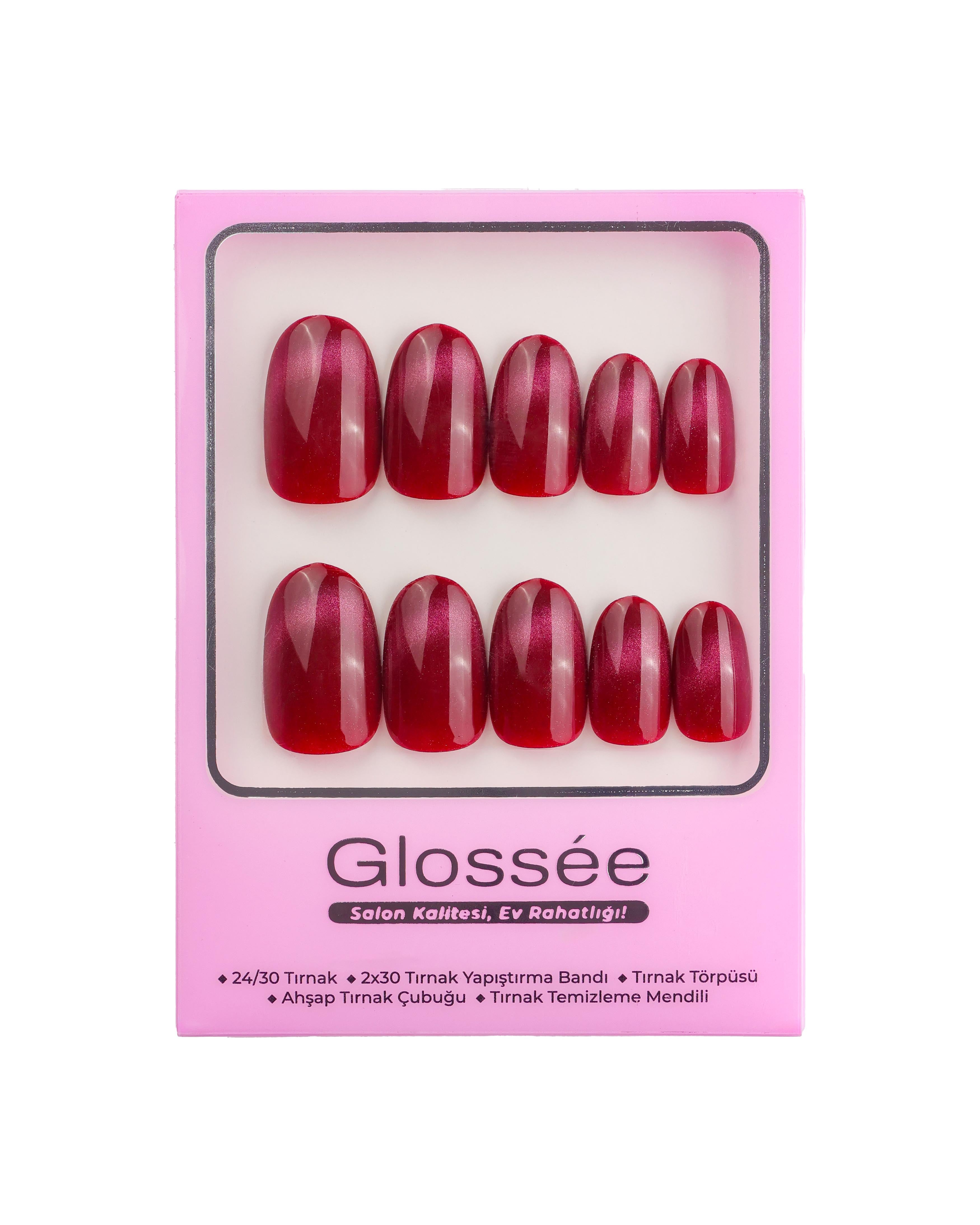 Velvet Crush - Medium Oval - 30 Adet Takma Tırnak