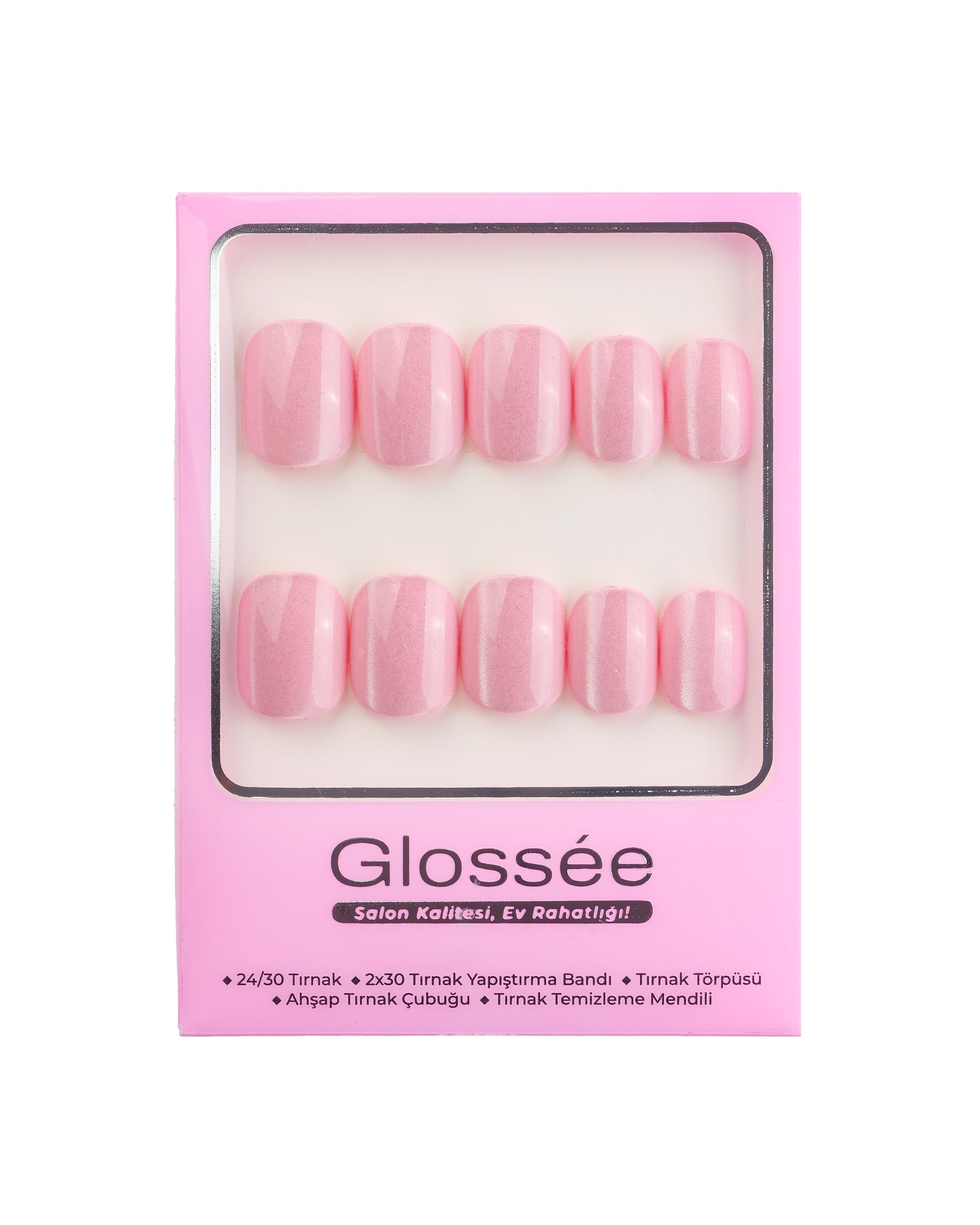 Pink Éclat - XS Squoval - 30 Adet Takma Tırnak