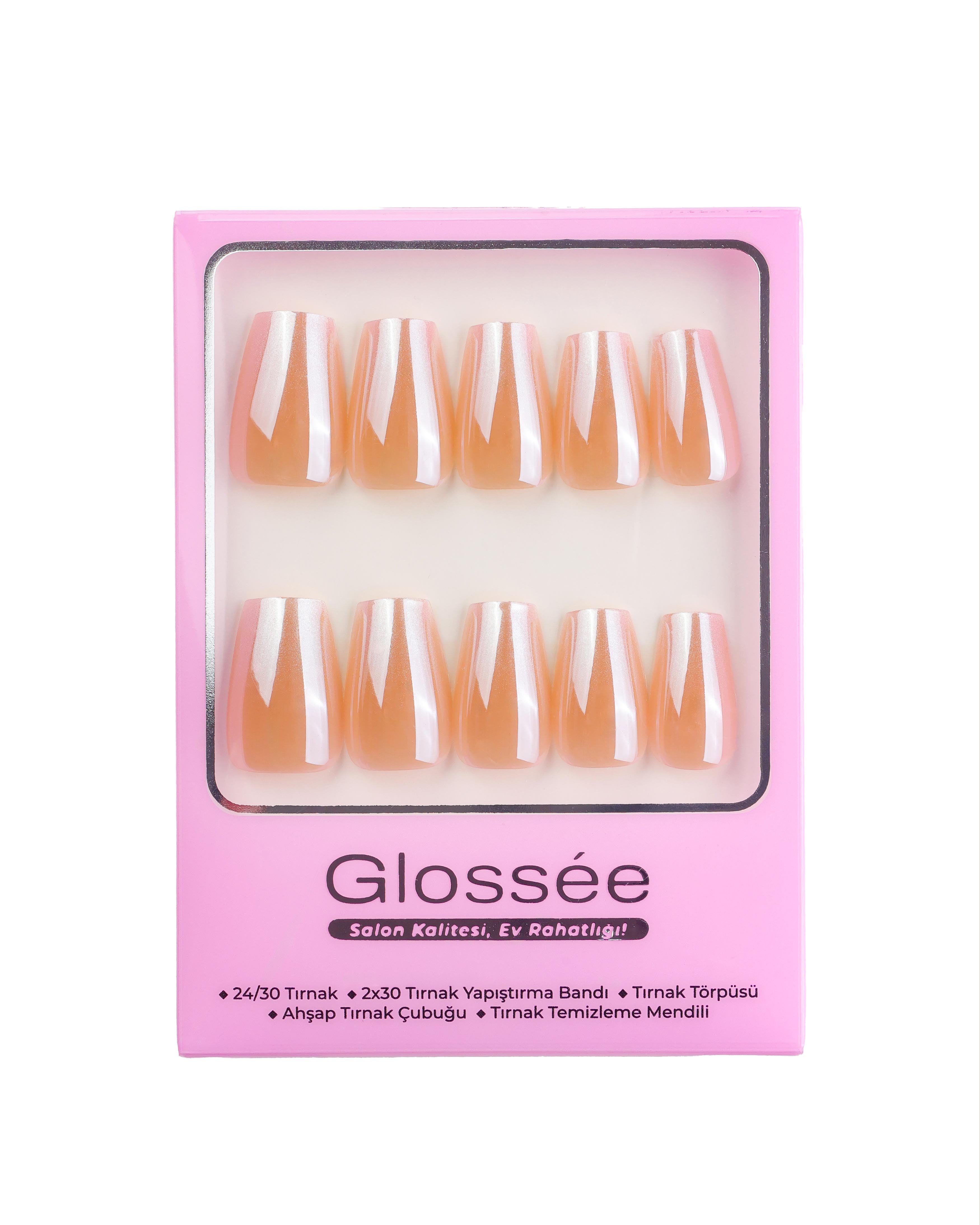 Glow Pop - Short Coffin - 30 Adet Takma Tırnak