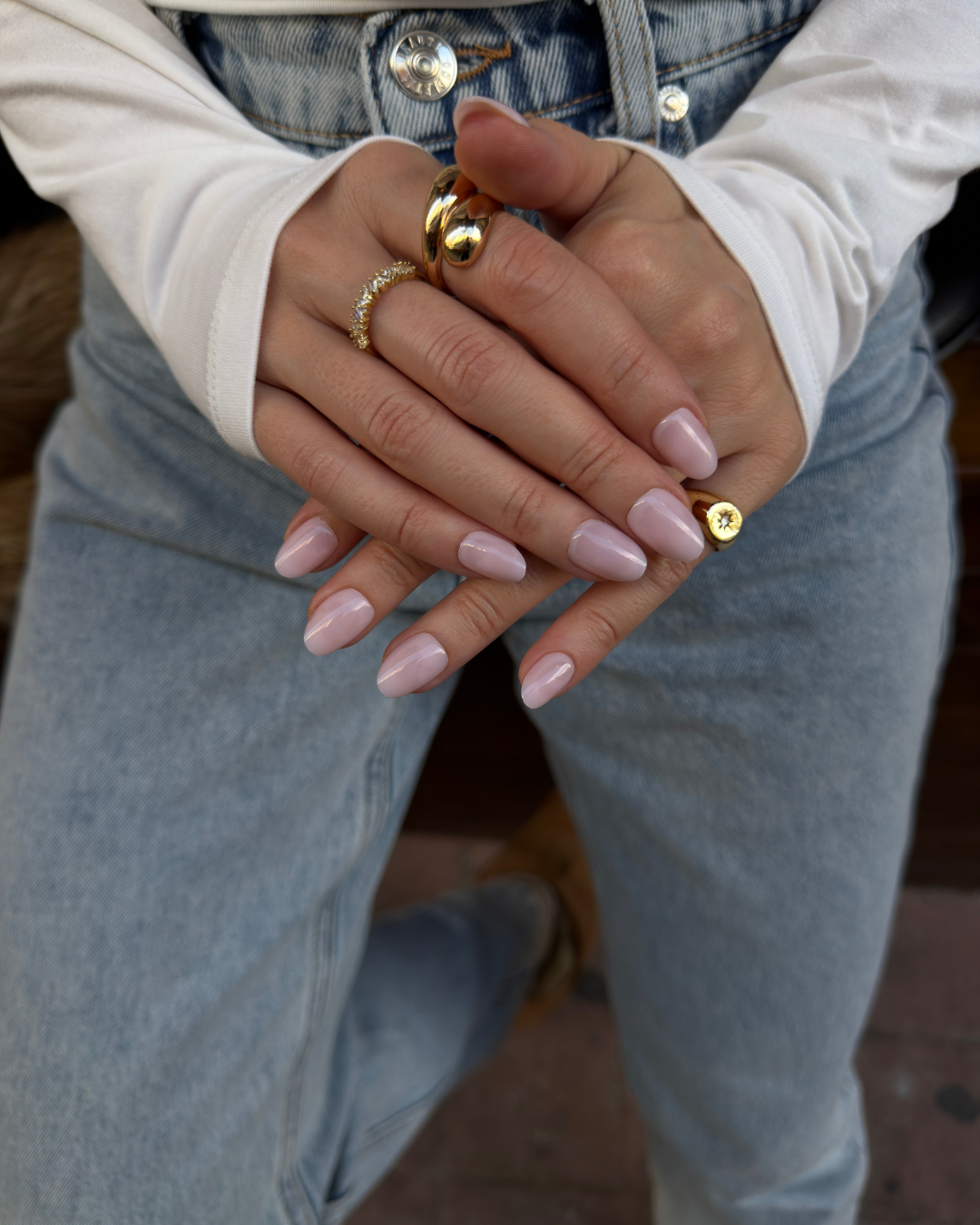 Dreamy Pink - Short Oval - 30 Adet Takma Tırnak