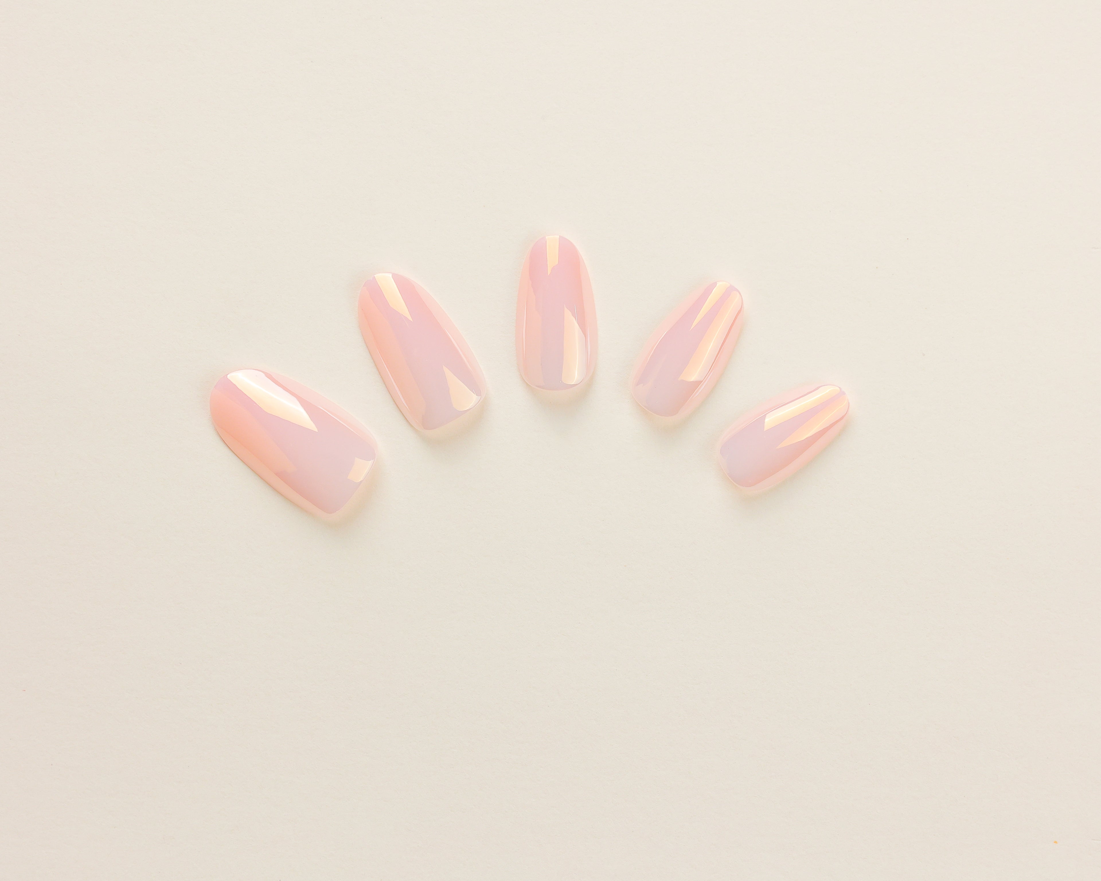 Glow Nude-Medium Oval - 30 Adet Takma Tırnak