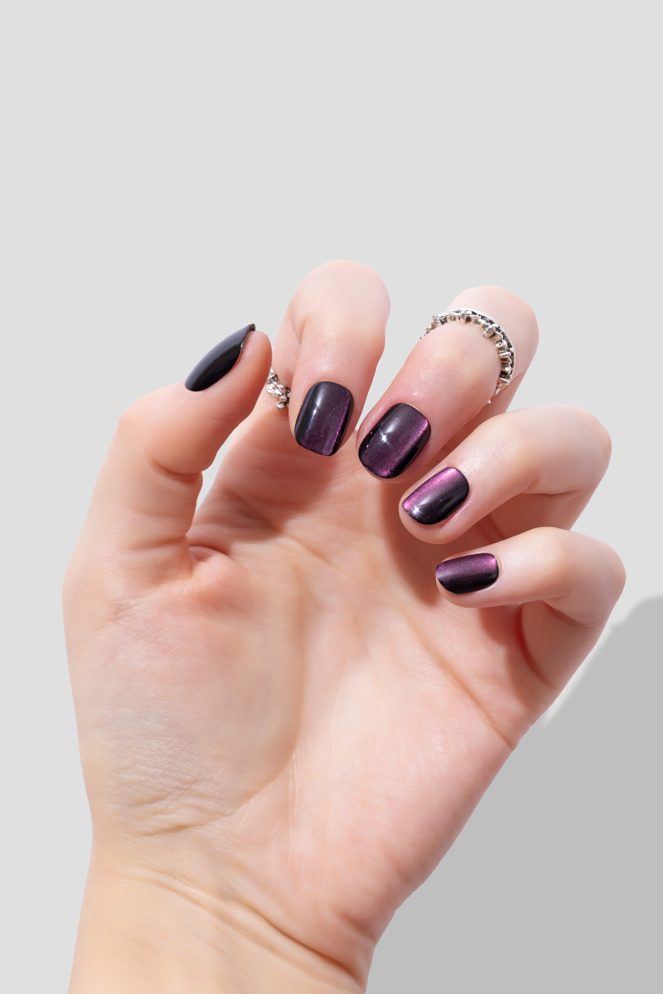 Amethyst Glow - XS-Squoval - 30 Adet Takma Tırnak