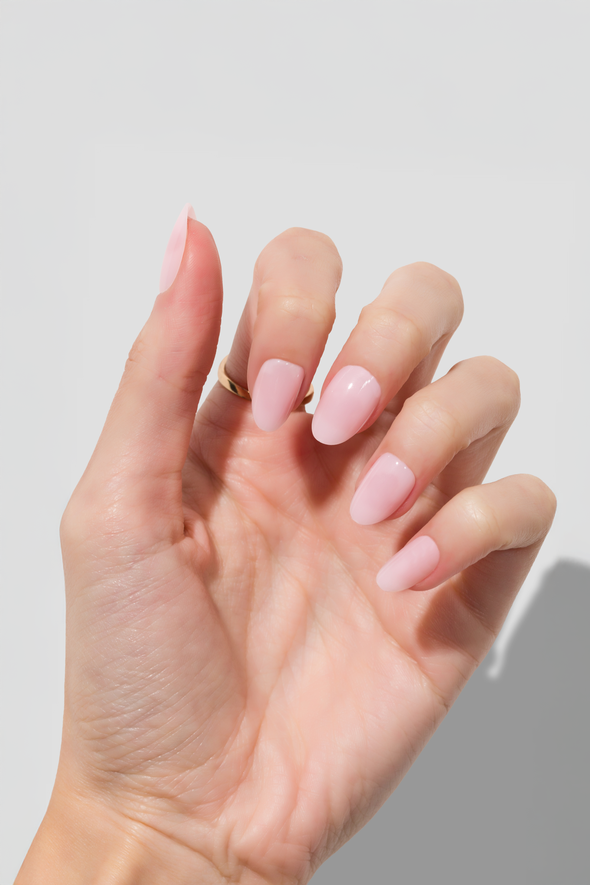 Dreamy Pink - Short Oval - 30 Adet Takma Tırnak