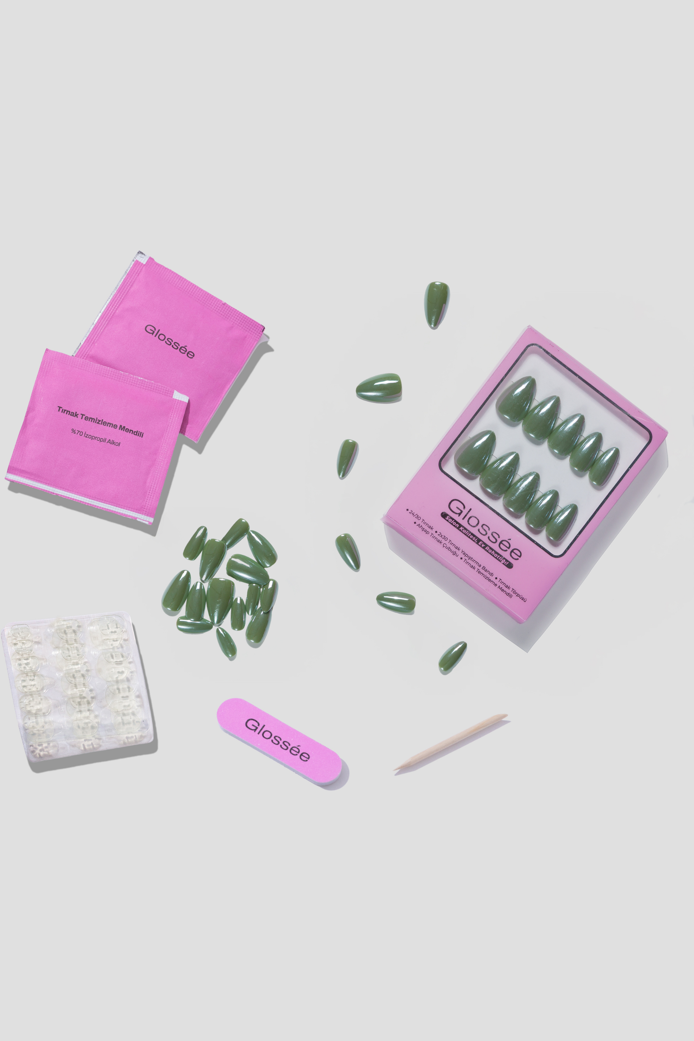 Fresh Meadow - Short Almond - 30 Adet Takma Tırnak