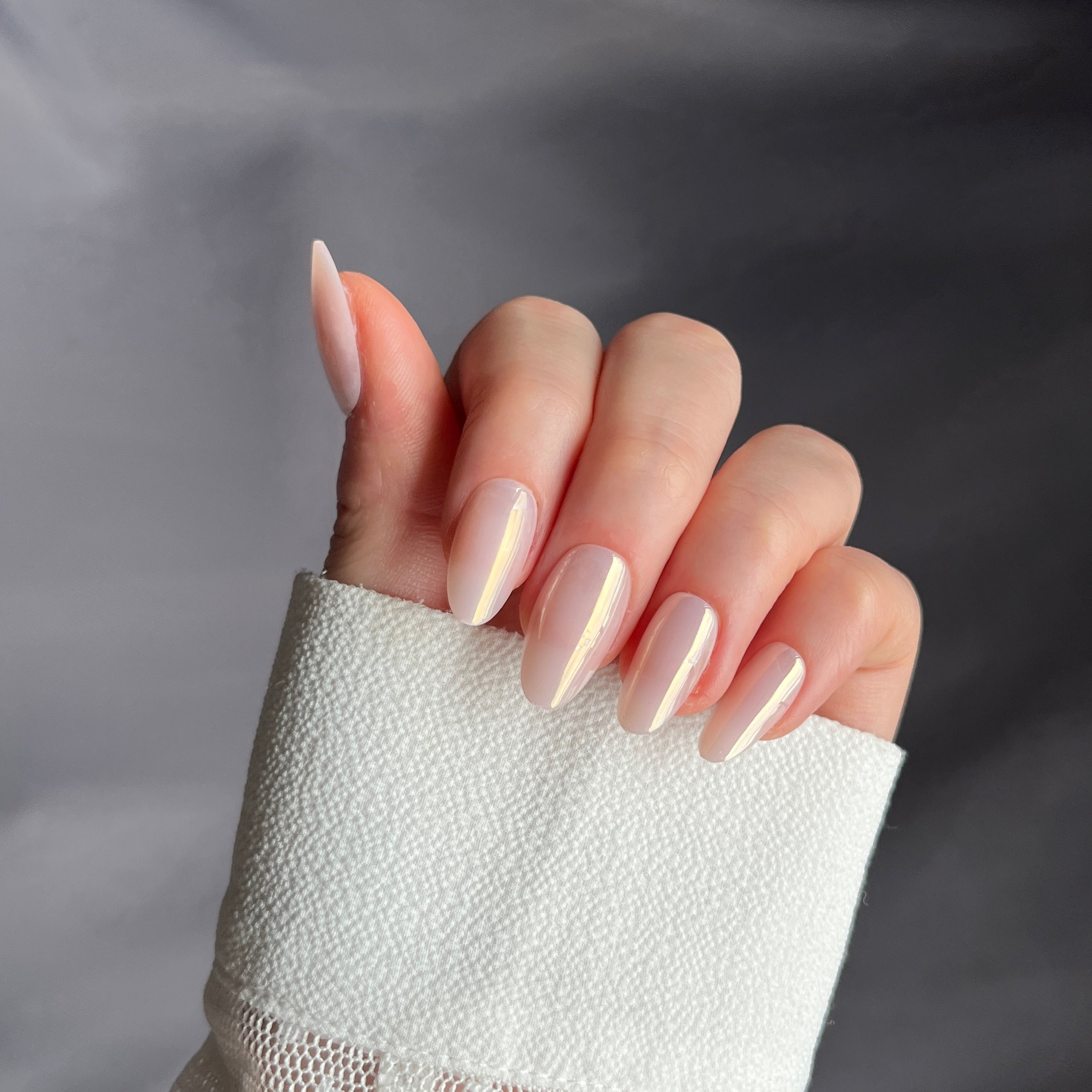 Glow Nude-Medium Oval - 30 Adet Takma Tırnak
