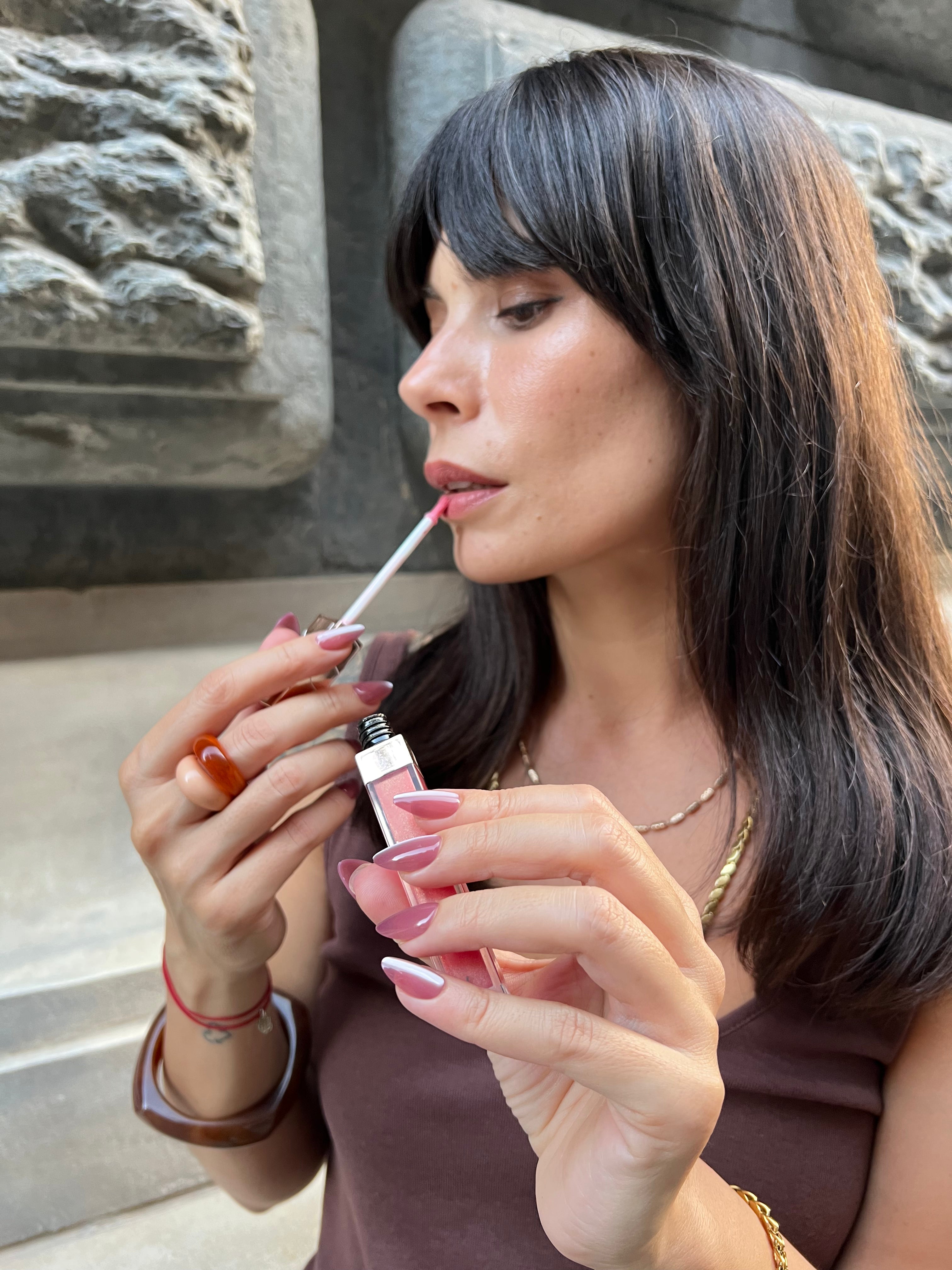 Coral Whisper-Short Almond - 30 Adet Takma Tırnak