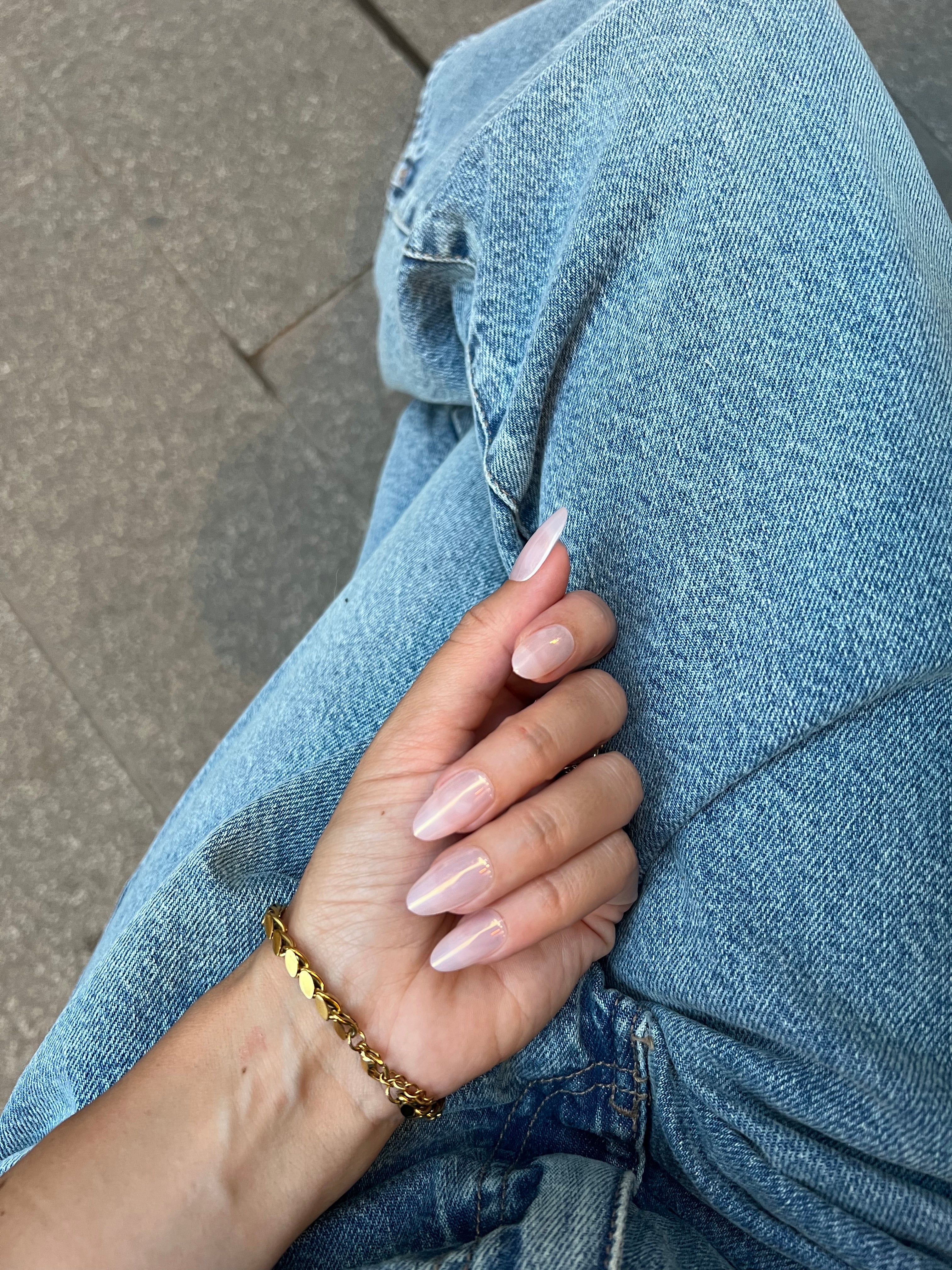 Glow Nude-Medium Oval - 30 Adet Takma Tırnak