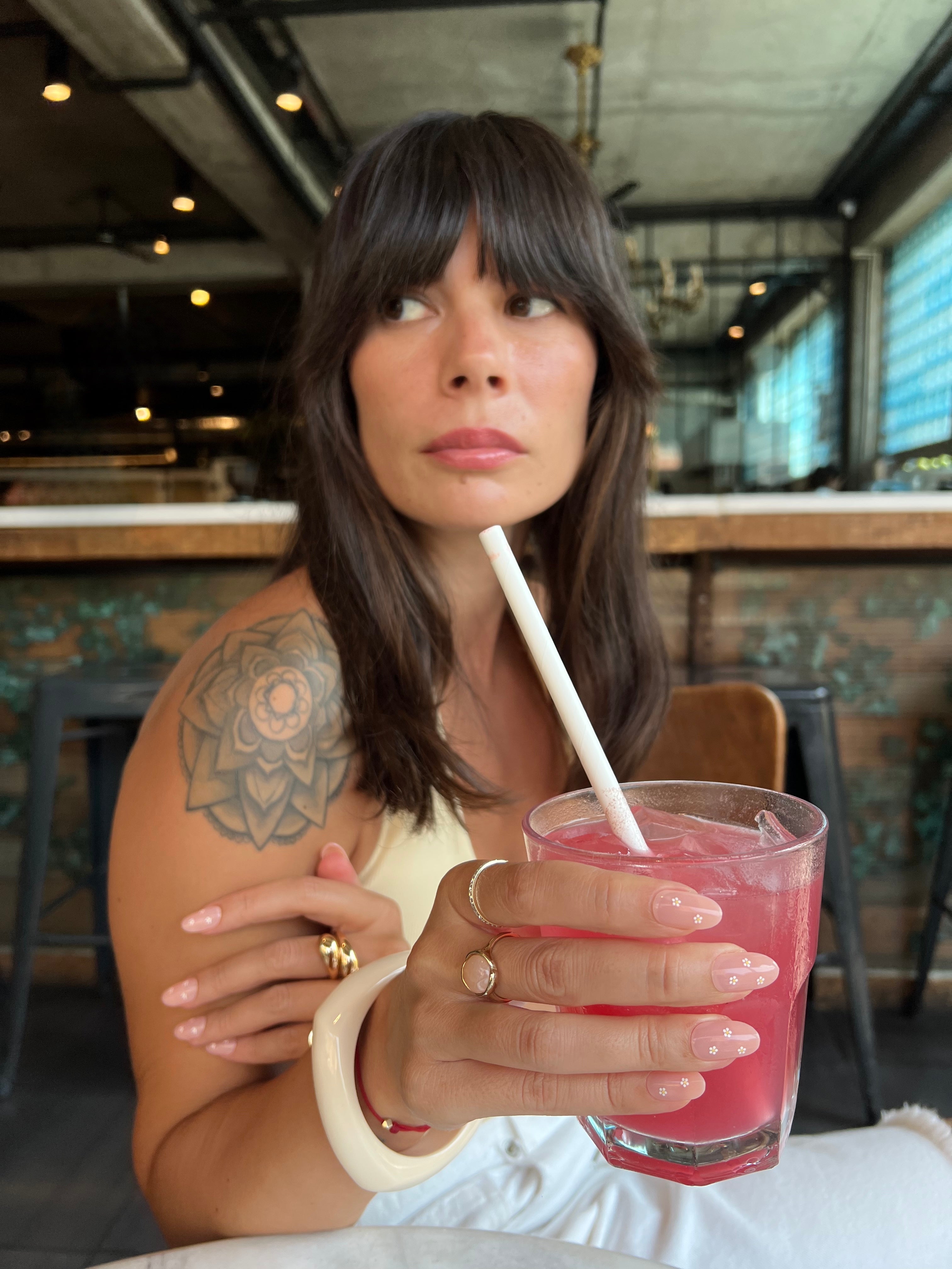 Daisy Dream - Short Oval - 30 Adet Takma Tırnak