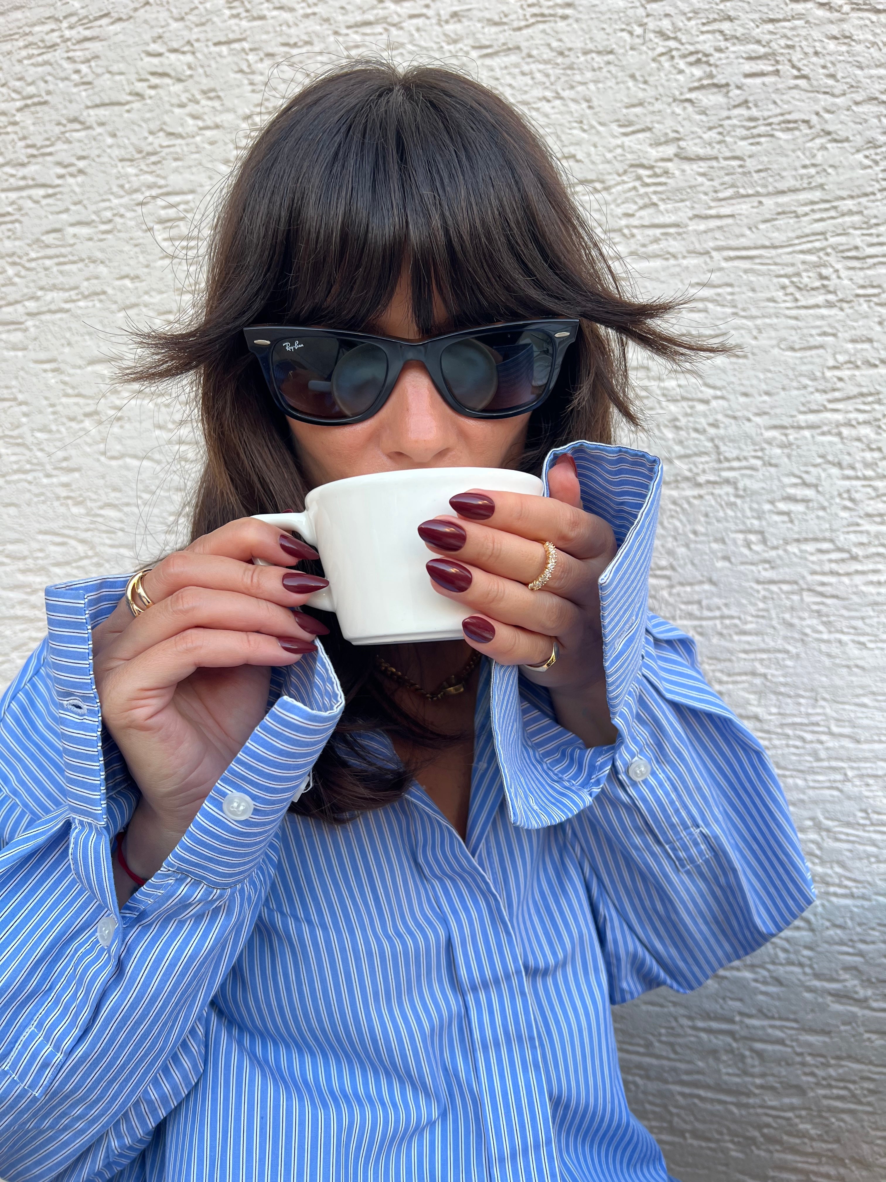 Bordeaux Grace - Short Almond - 30 Adet Takma Tırnak