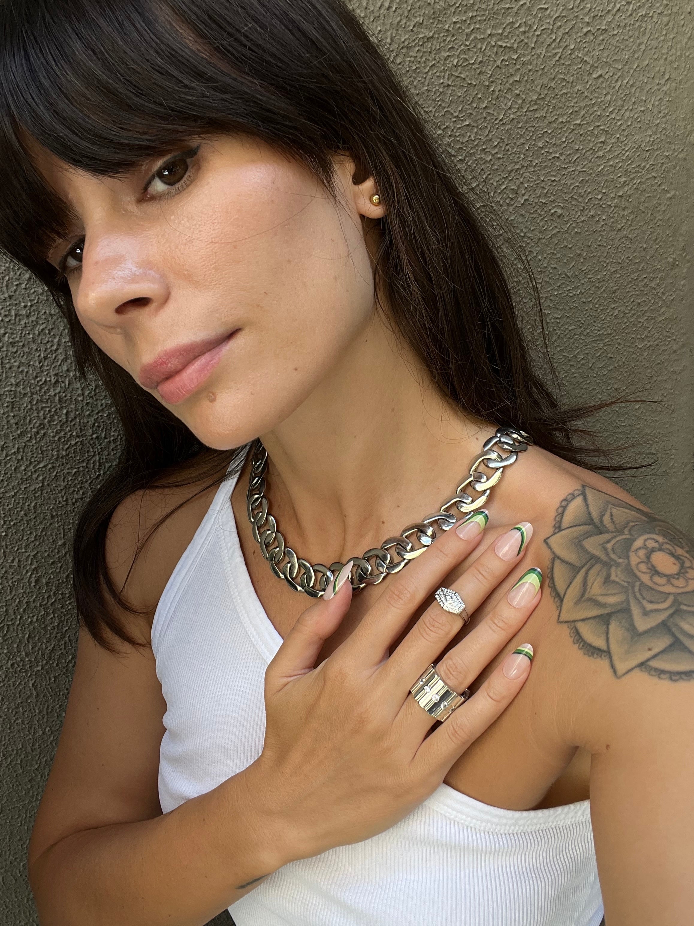 Forest Flow - Medium Oval - 30 Adet Takma Tırnak