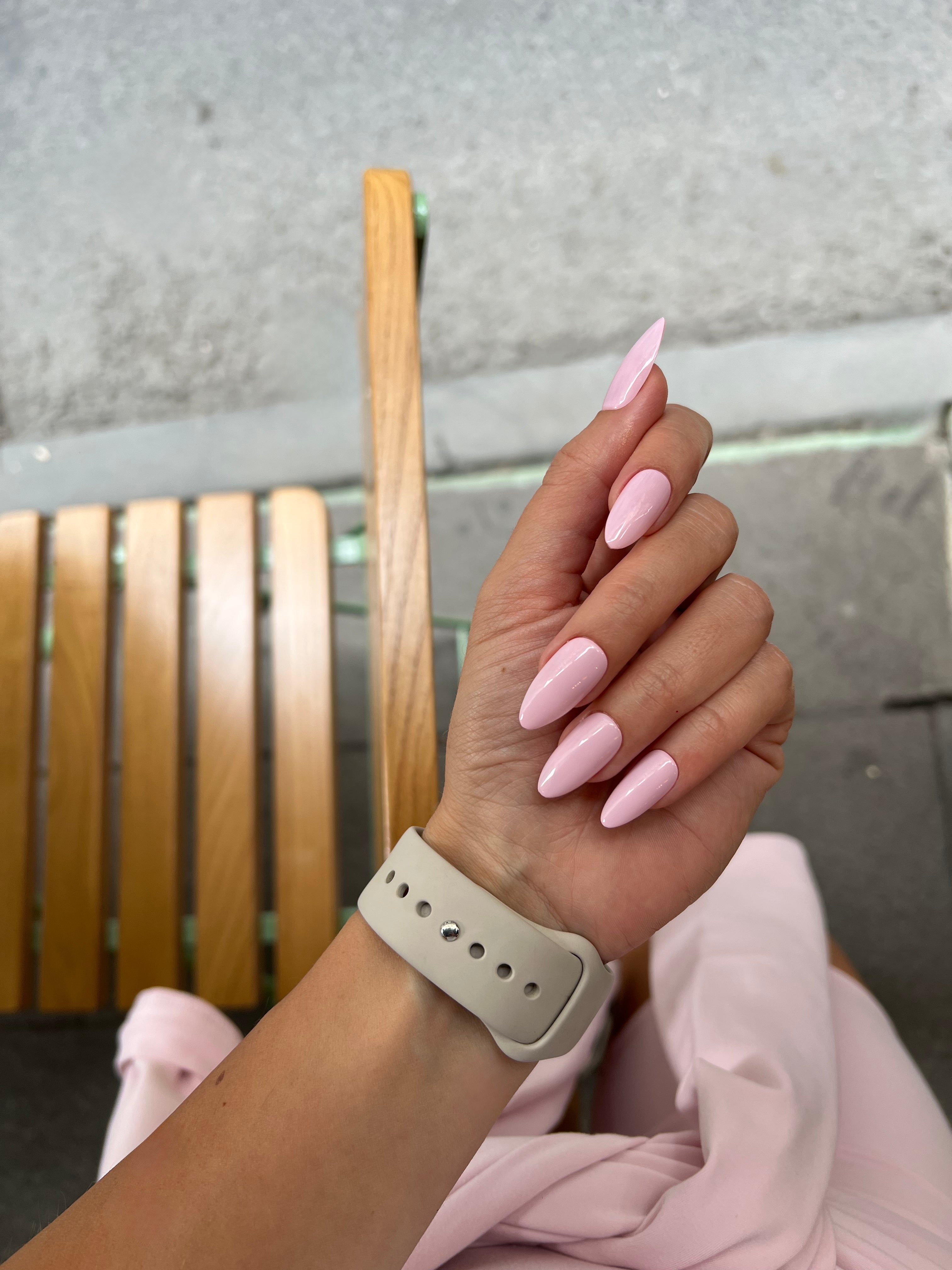 Pink Cloud - Medium Almond - 30 Adet Takma Tırnak