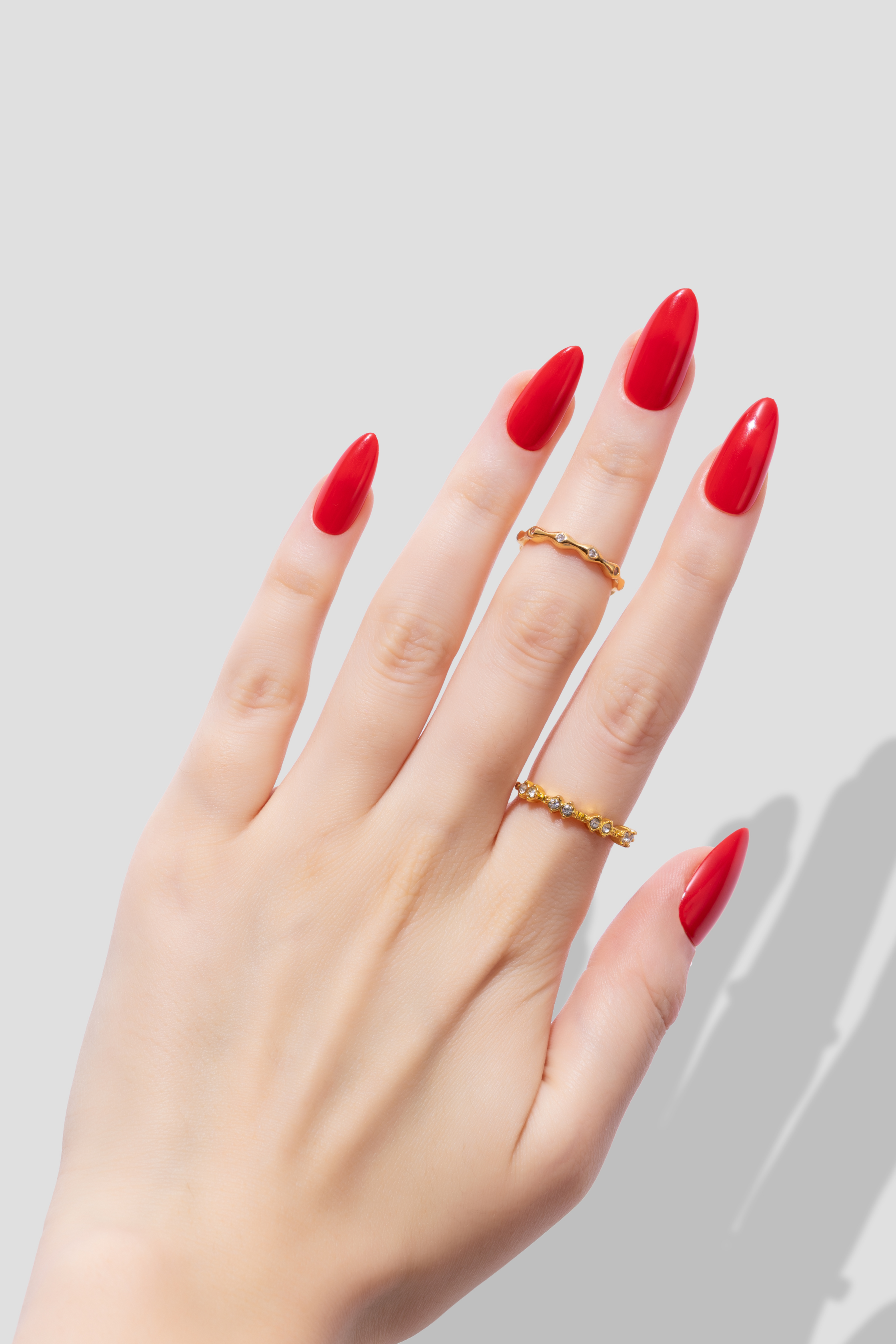 Red Alert - Medium Almond - 30 Adet Takma Tırnak