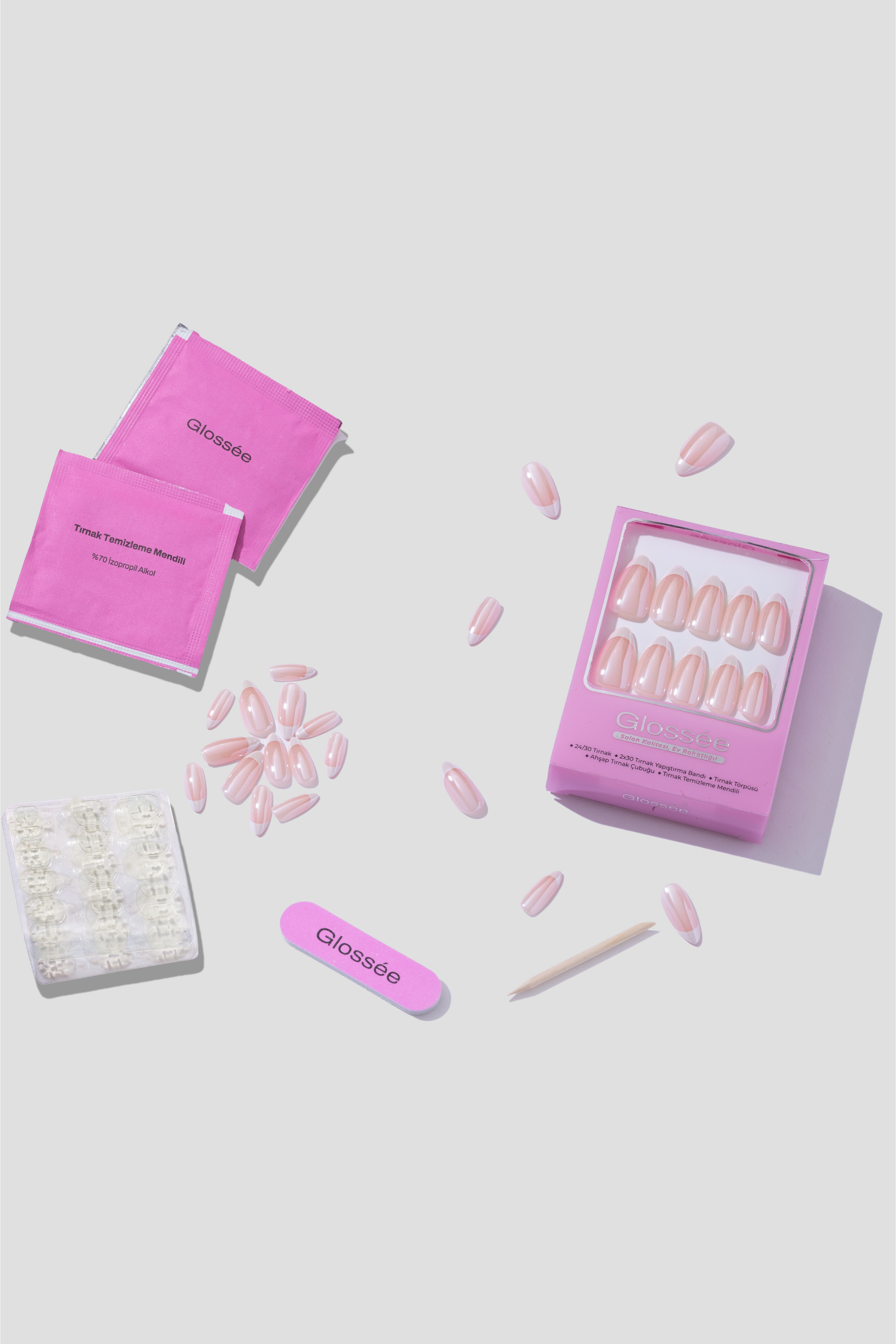 Soft Elegance - Medium Almond - 30 Adet Takma Tırnak