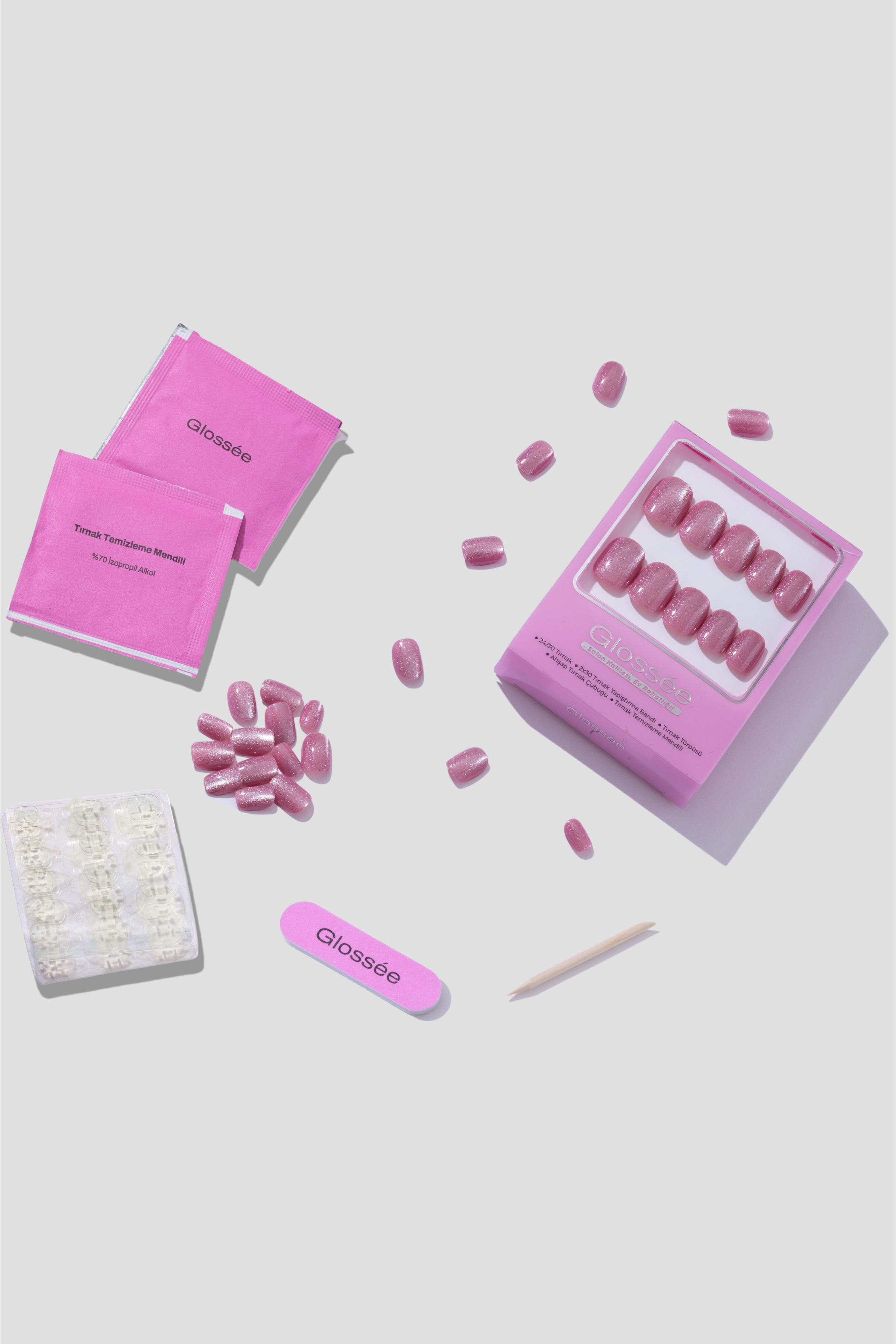 Starlight Kiss - XS Squoval - 30 Adet Takma Tırnak