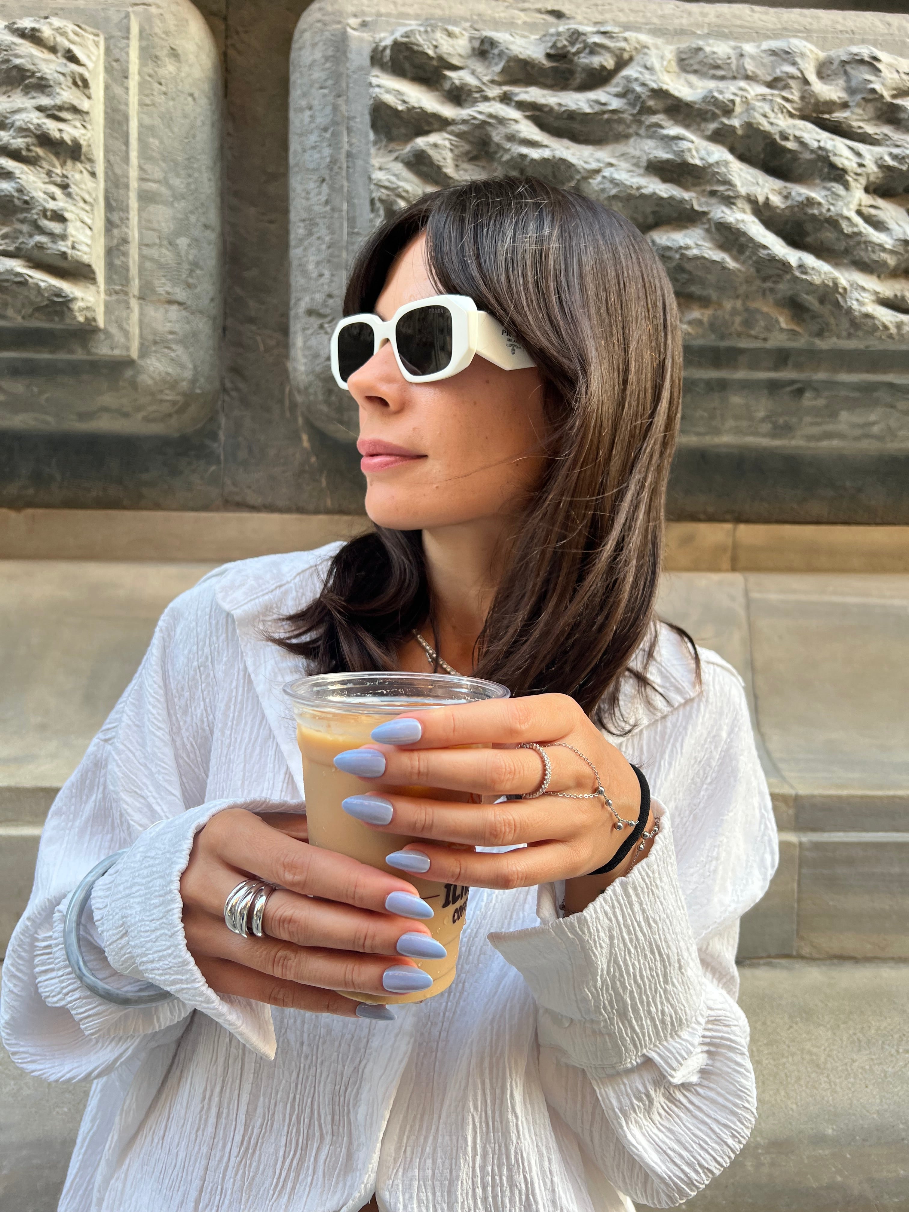 Bluebell Dust - Short Almond - 30 Adet Takma Tırnak