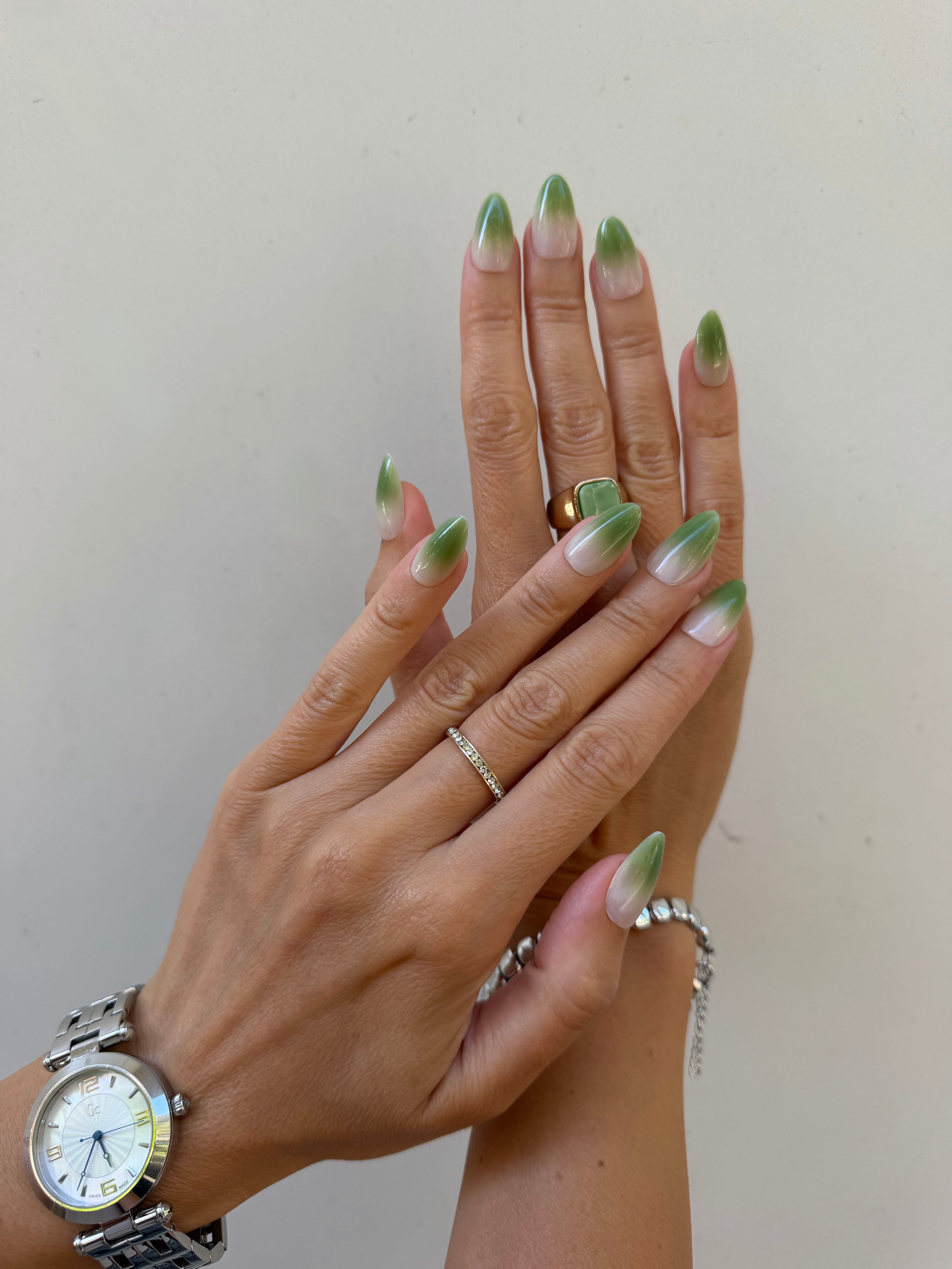 Matcha Mist - Short Almond - 30 Adet Takma Tırnak