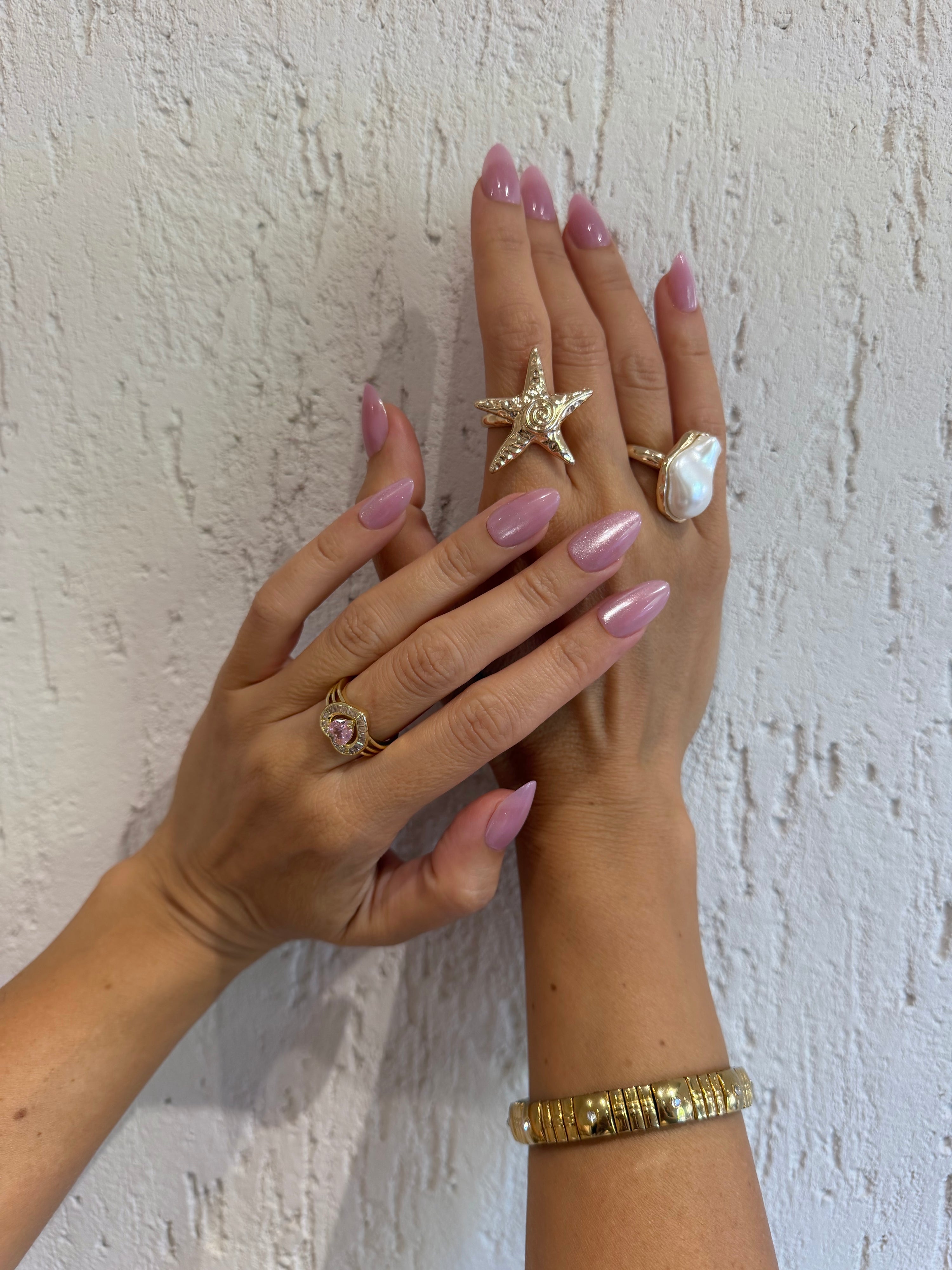 Pink Glazed Donut - Short Almond - 30 Adet Takma Tırnak