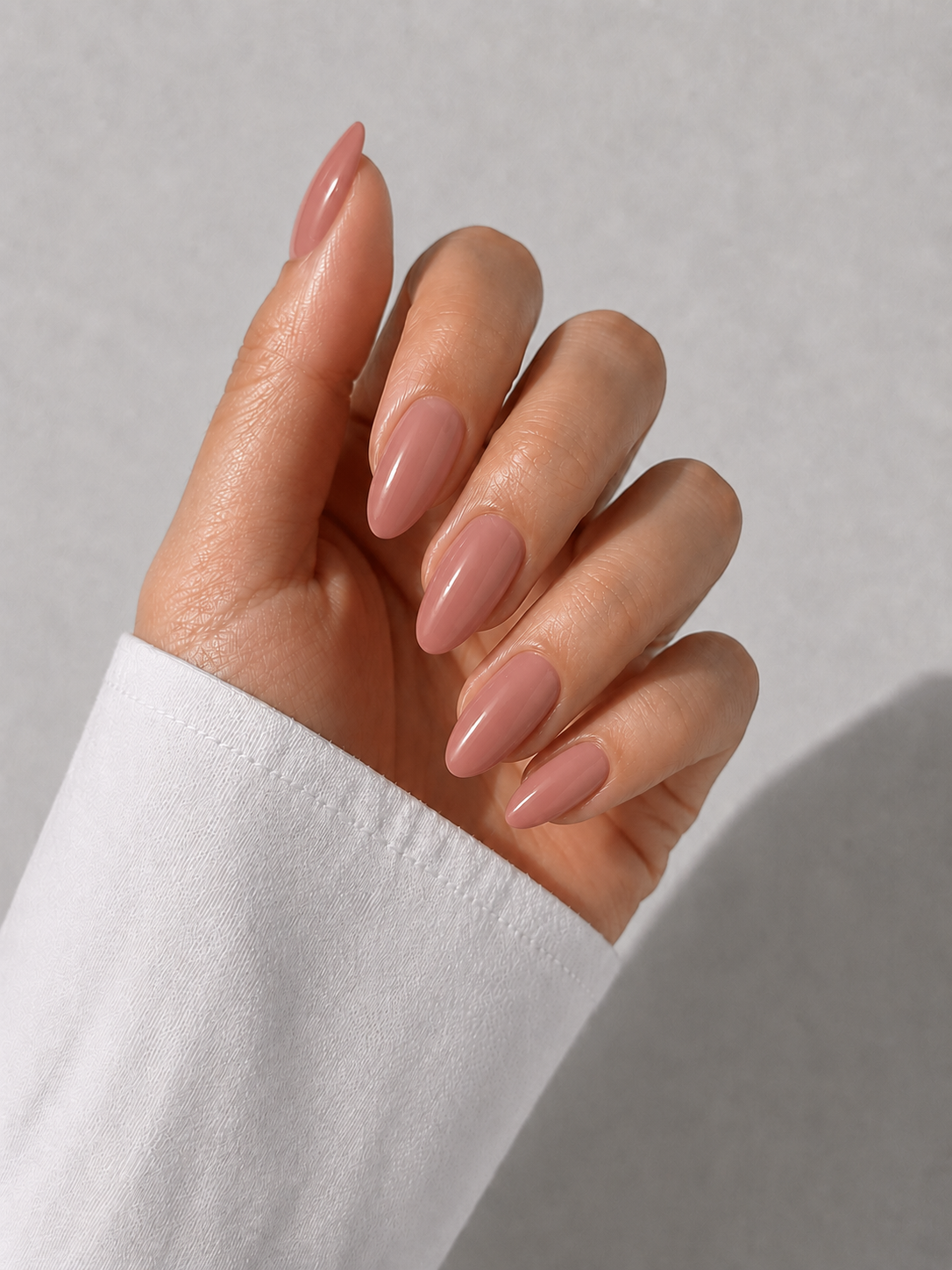 Rosy Nude - Short Almond - 30 Adet Takma Tırnak