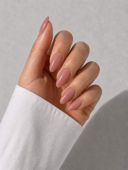 Rosy Nude - Short Almond - 30 Adet Takma Tırnak