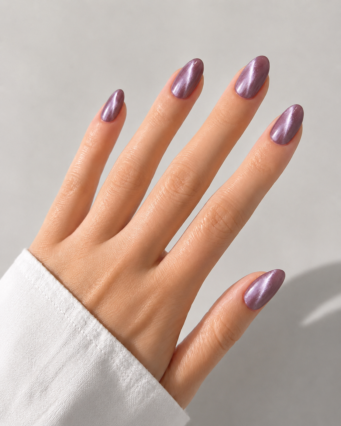 Velvet Mauve - Short Oval - 30 Adet Takma Tırnak