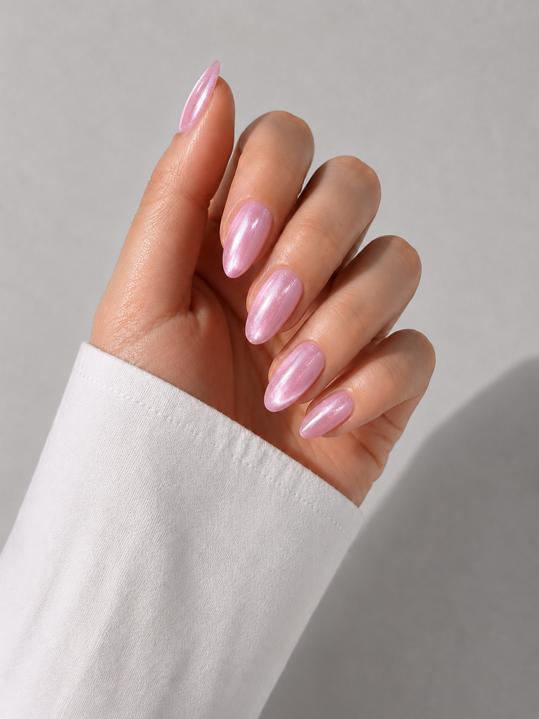 Pink Glazed Donut - Short Almond - 30 Adet Takma Tırnak