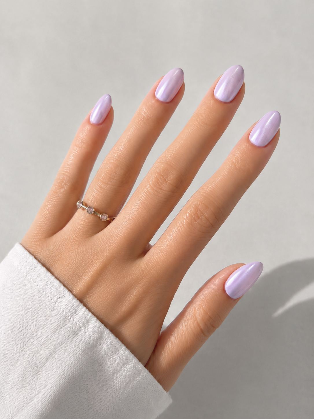 Silk Lavender - Short Oval - 30 Adet Takma Tırnak