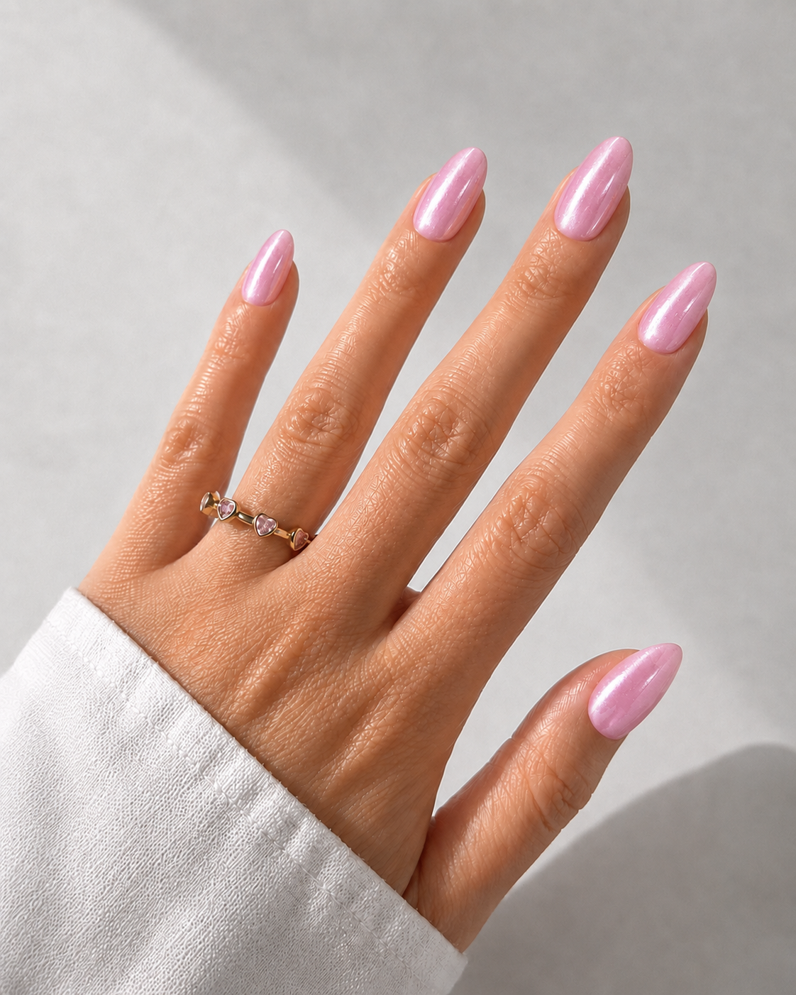 Pink Glazed Donut - Short Almond - 30 Adet Takma Tırnak