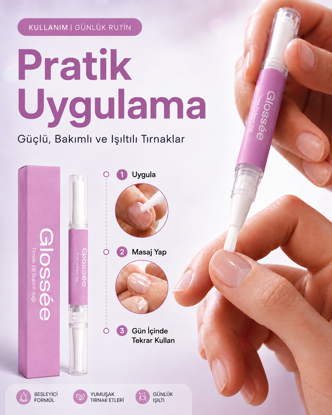 Nail Repair Pro – Aloe Vera Özlü Tırnak-Tırnak Eti Bakım ve Onarım Yağı