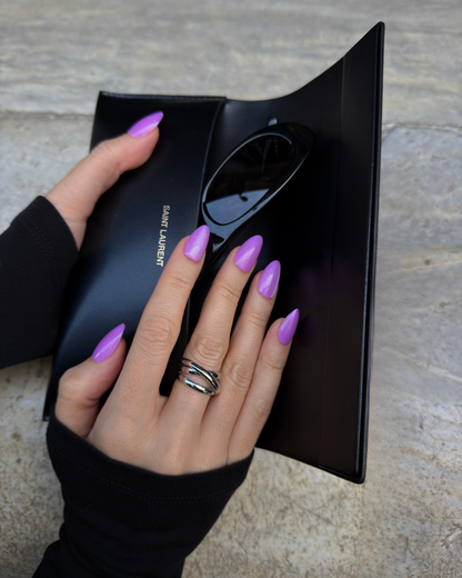 Electric Pink- Short Almond - 30 Adet Takma Tırnak