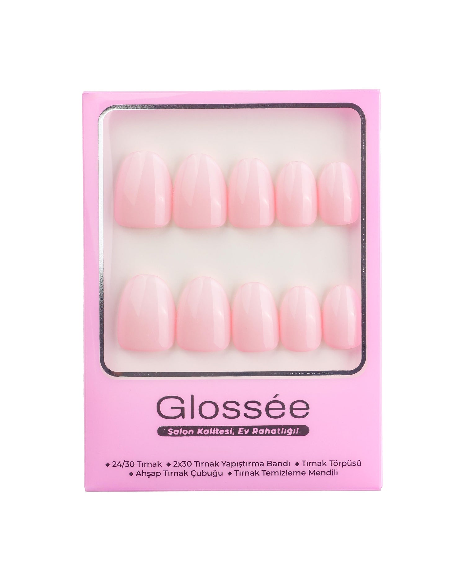 Cotton Blush - Short Round - 30 Adet Takma Tırnak