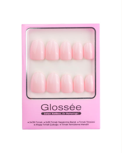 Cotton Blush - Short Round - 30 Adet Takma Tırnak