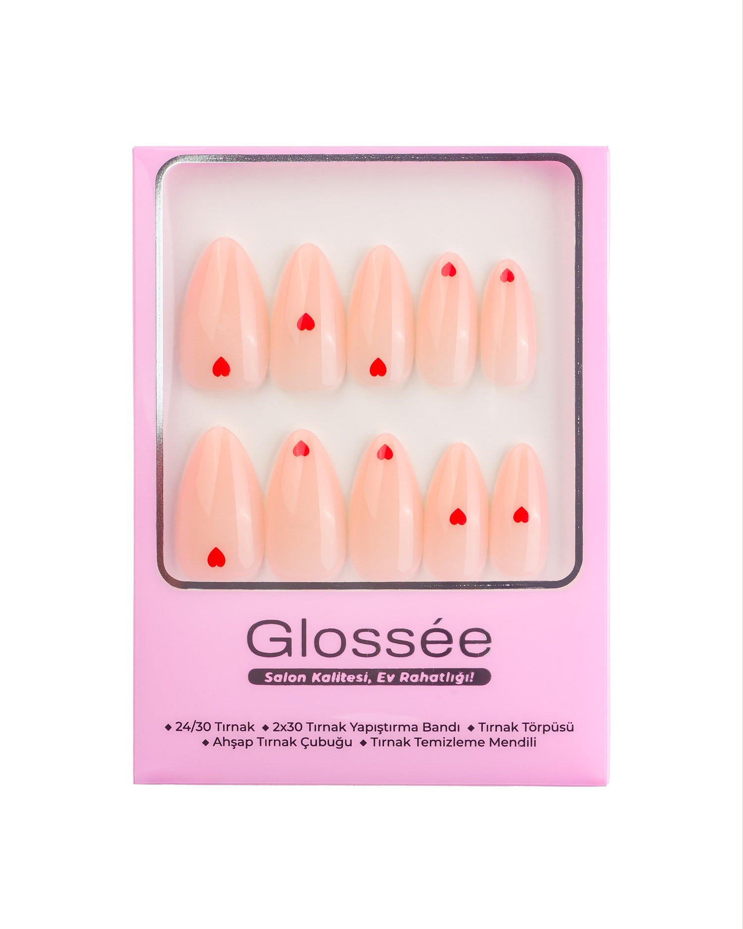 Love Dot - Medium Almond - 30 Adet Takma Tırnak