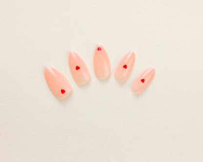 Love Dot - Medium Almond - 30 Adet Takma Tırnak