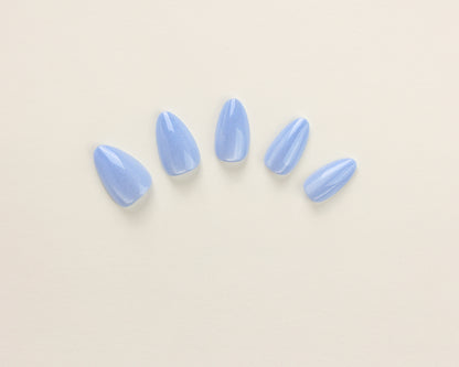 Bluebell Dust - Short Almond - 30 Adet Takma Tırnak