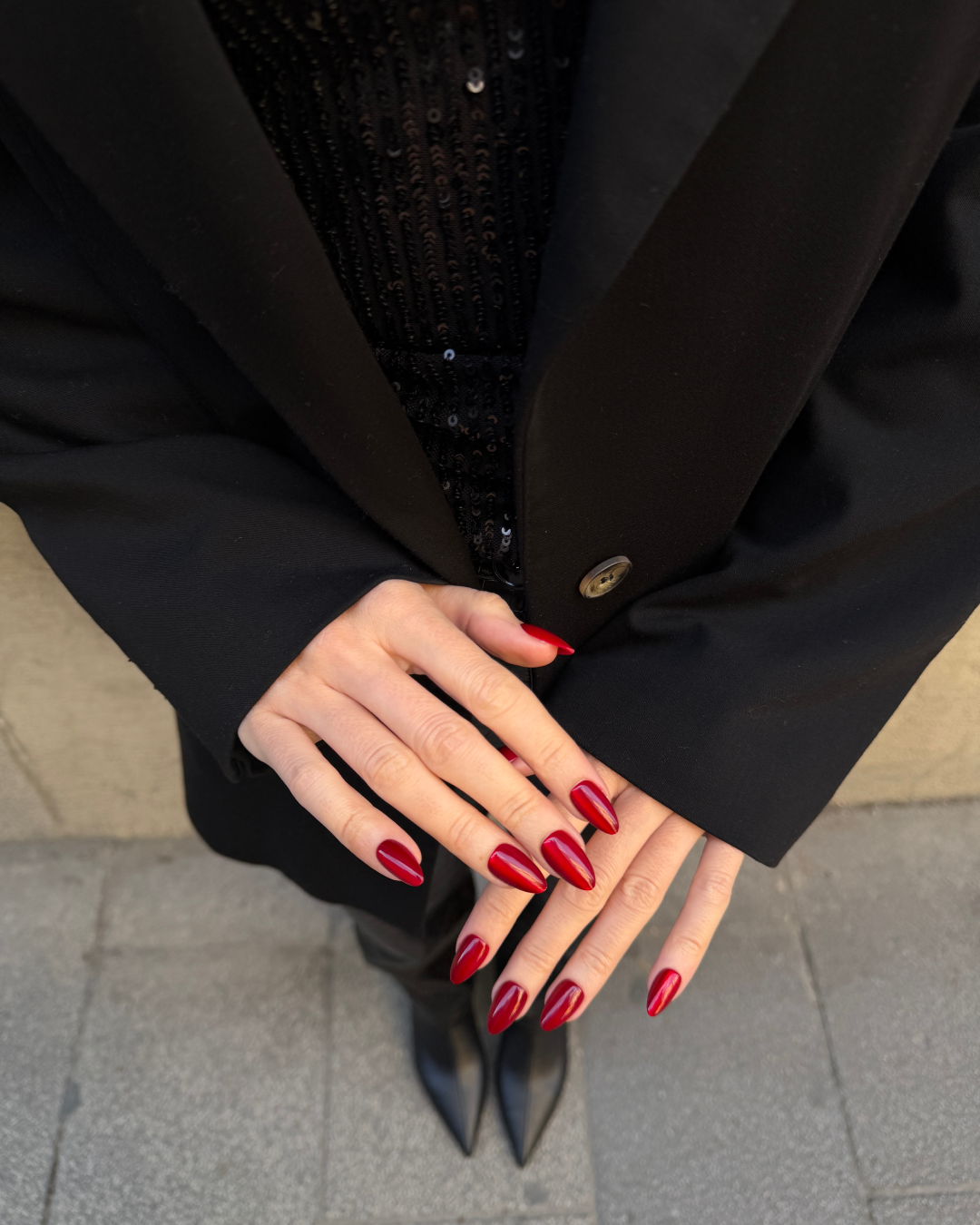 Killer Red - Short Almond - 30 Adet Takma Tırnak