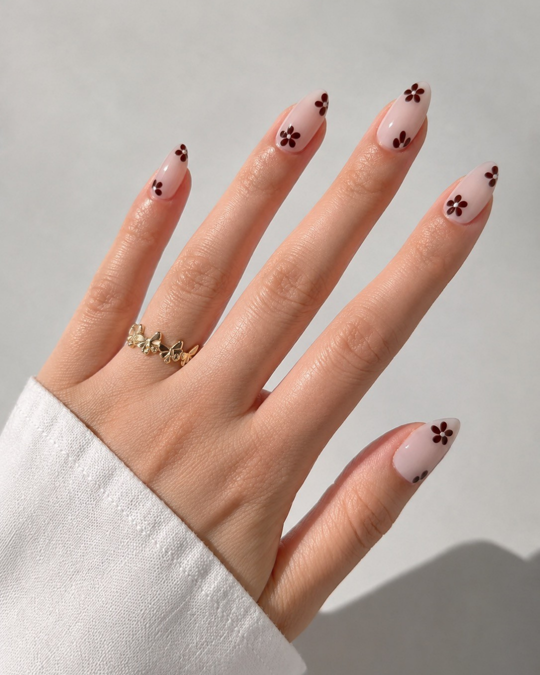 Cocoa Blossom - Short Almond - 30 Adet Takma Tırnak