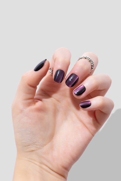 Amethyst Glow - XS-Squoval - 30 Adet Takma Tırnak