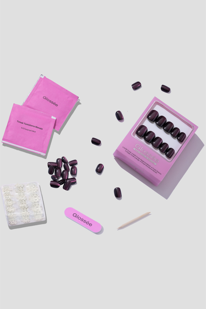 Amethyst Glow - XS-Squoval - 30 Adet Takma Tırnak