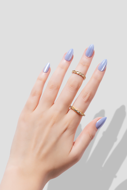 Bluebell Dust - Short Almond - 30 Adet Takma Tırnak