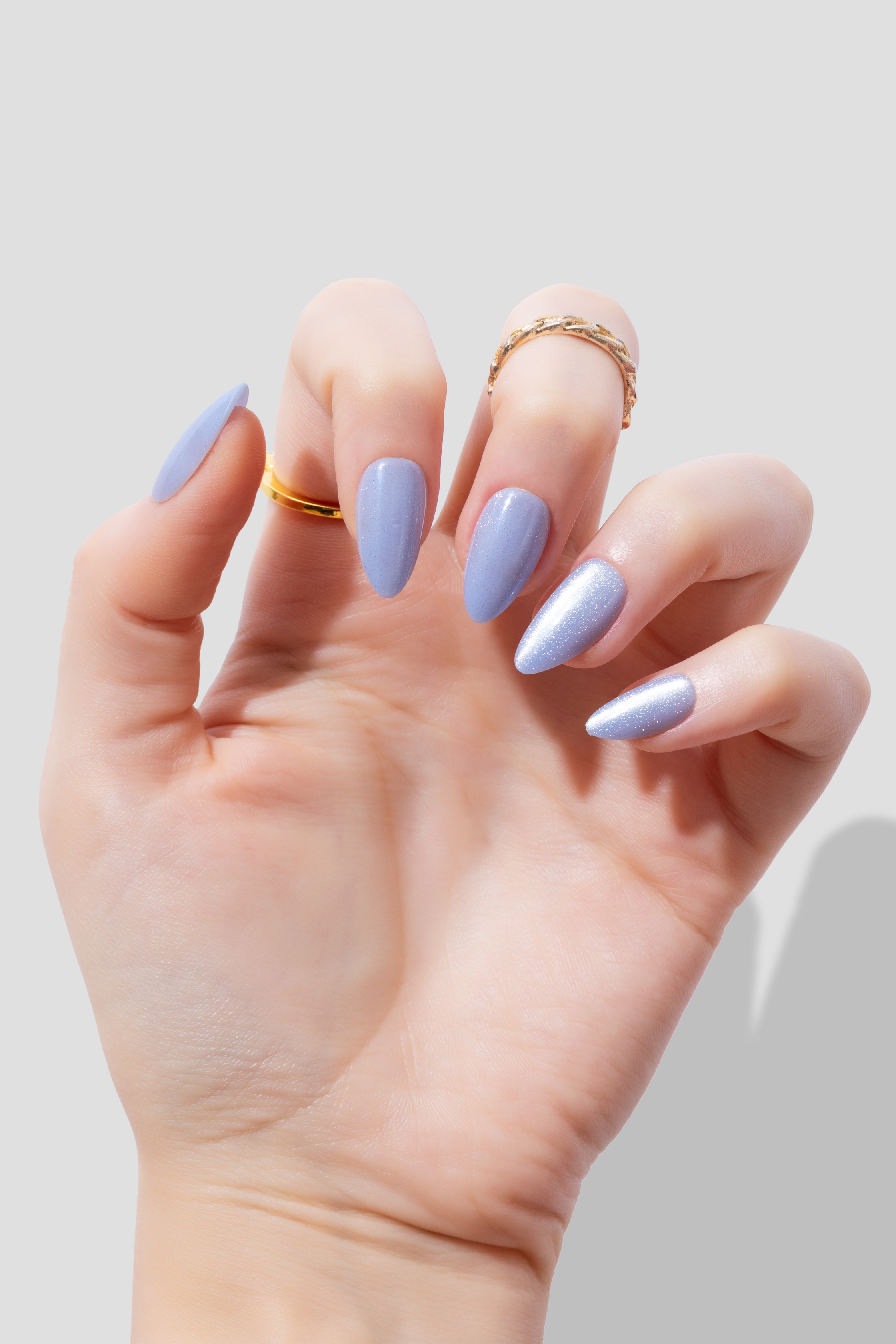 Bluebell Dust - Short Almond - 30 Adet Takma Tırnak