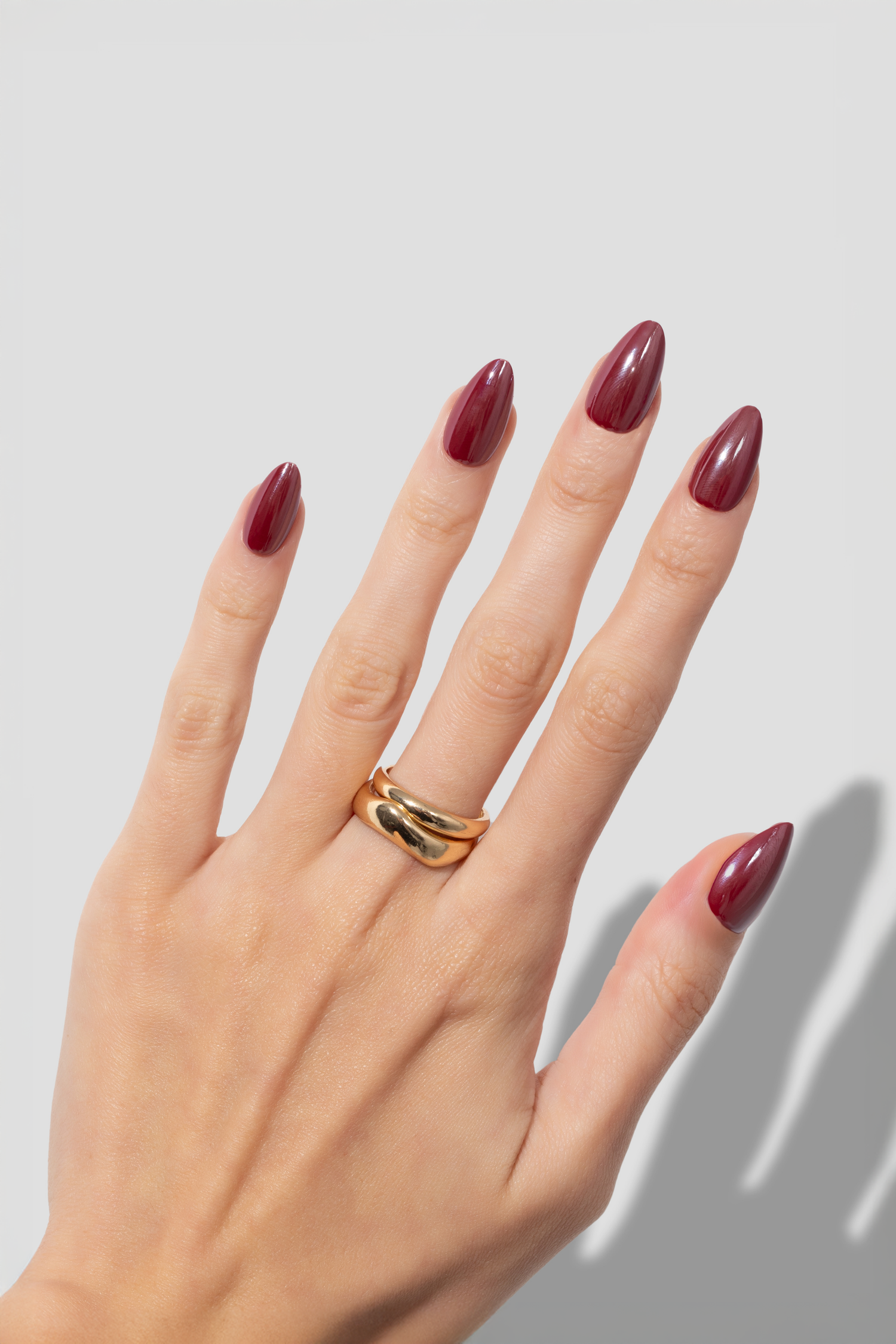 Bordeaux Muse - Short Almond - 30 Adet Takma Tırnak