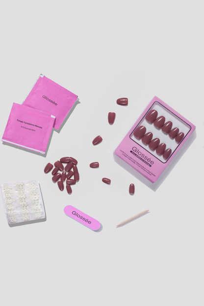 Daily Mauve - Short Oval - 30 Adet Takma Tırnak