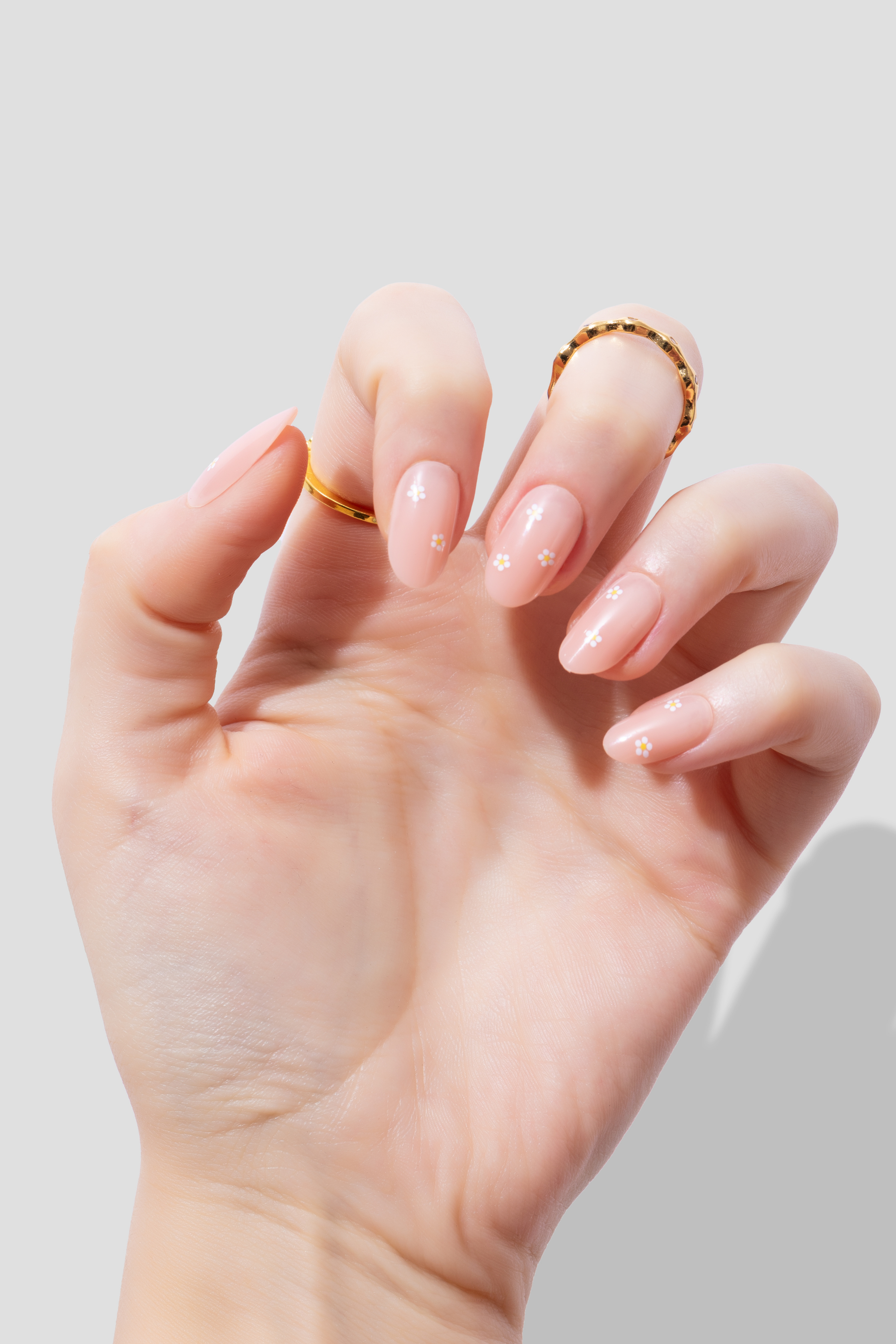 Daisy Dream - Short Oval - 30 Adet Takma Tırnak