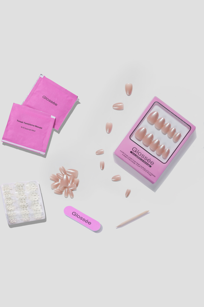 Diamond Veil - Short Oval - 30 Adet Takma Tırnak