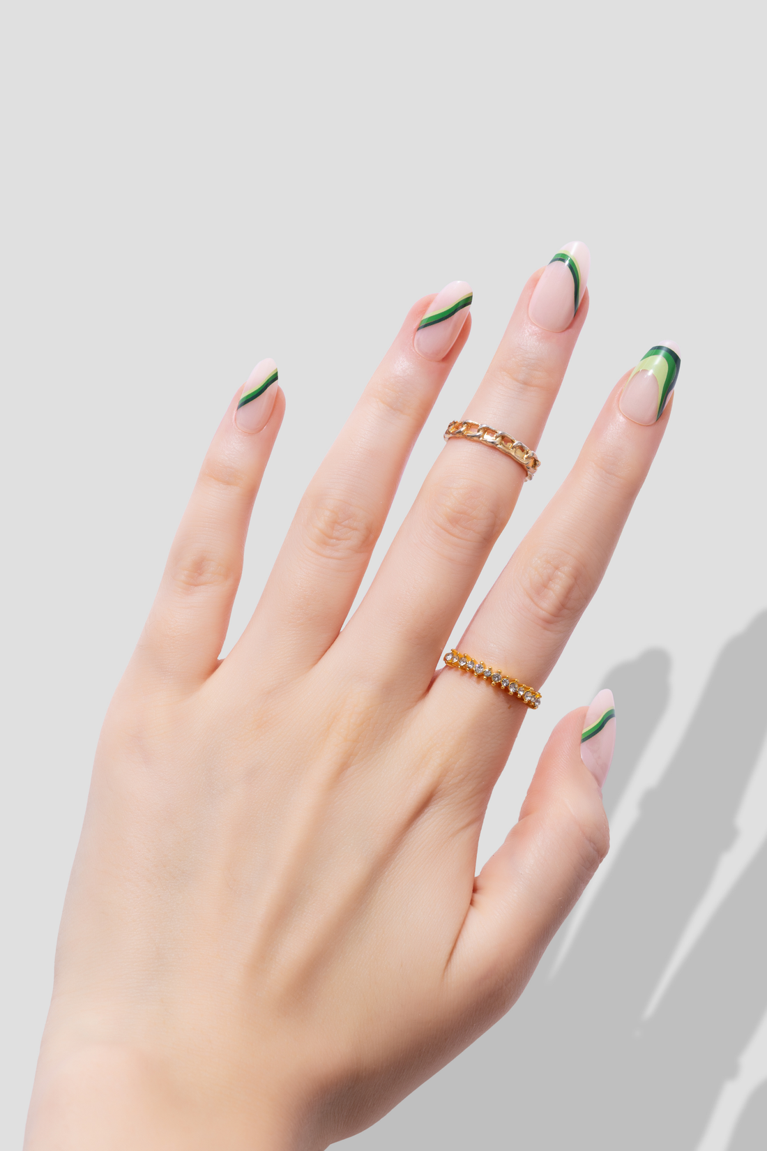 Forest Flow - Medium Oval - 30 Adet Takma Tırnak