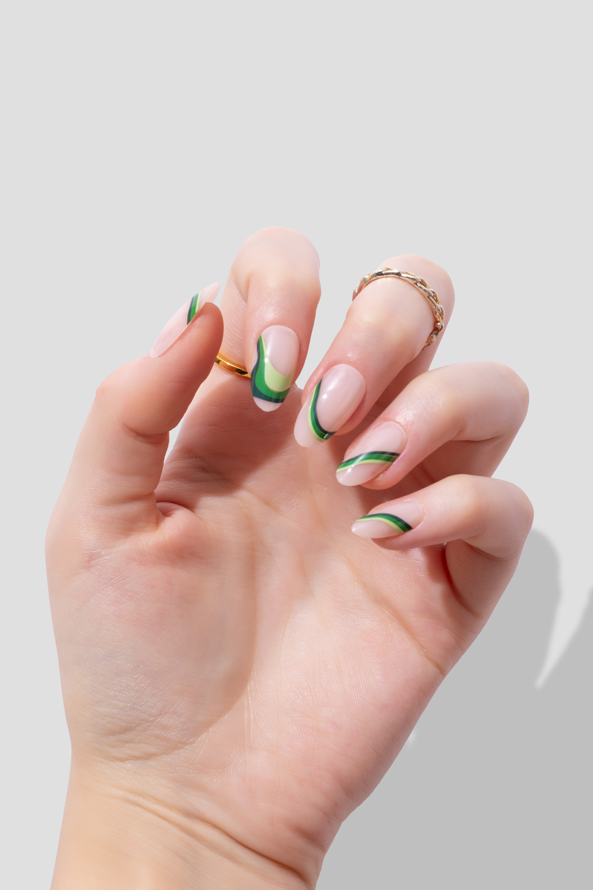 Forest Flow - Medium Oval - 30 Adet Takma Tırnak