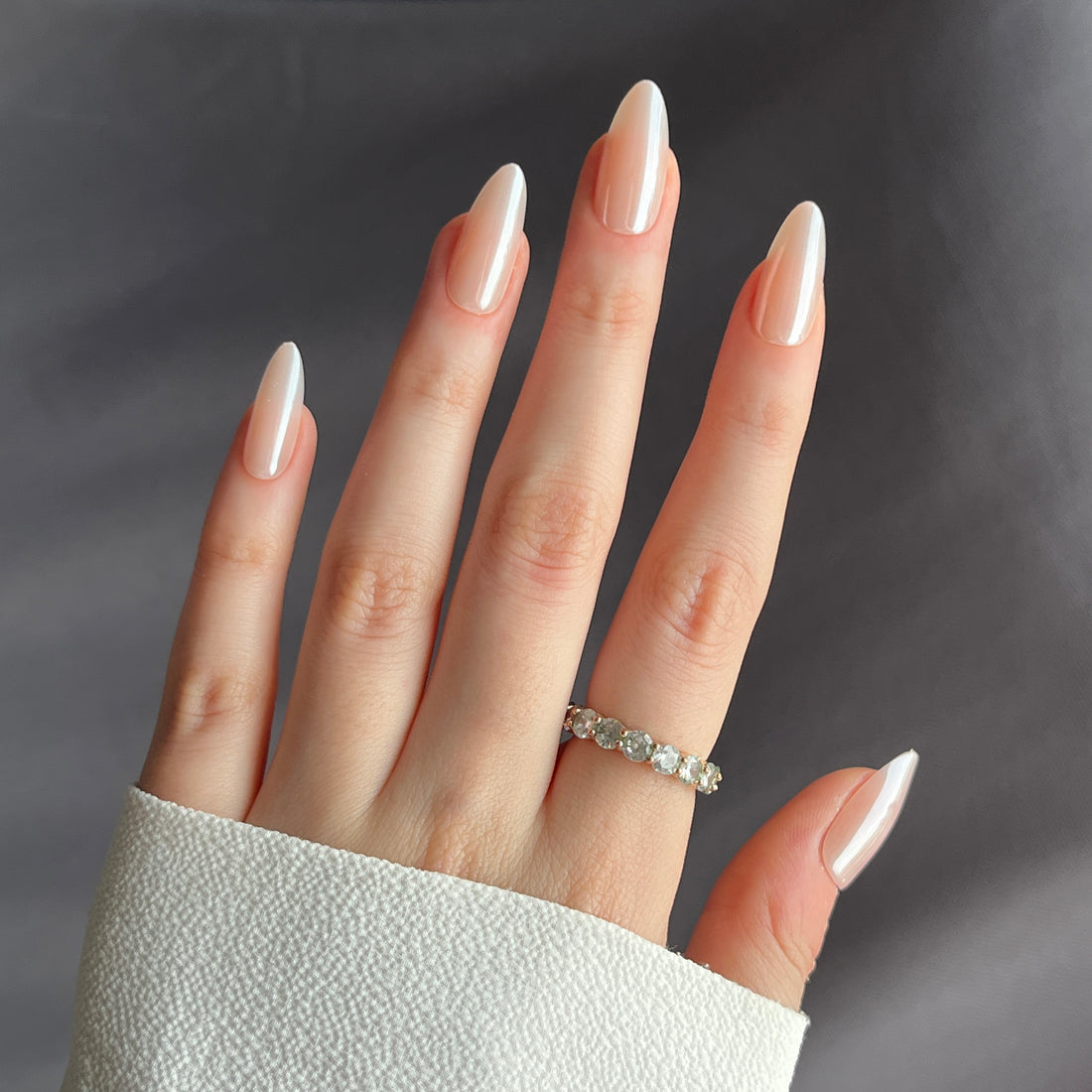 Satin Nude - Medium Almond - 30 Adet Takma Tırnak
