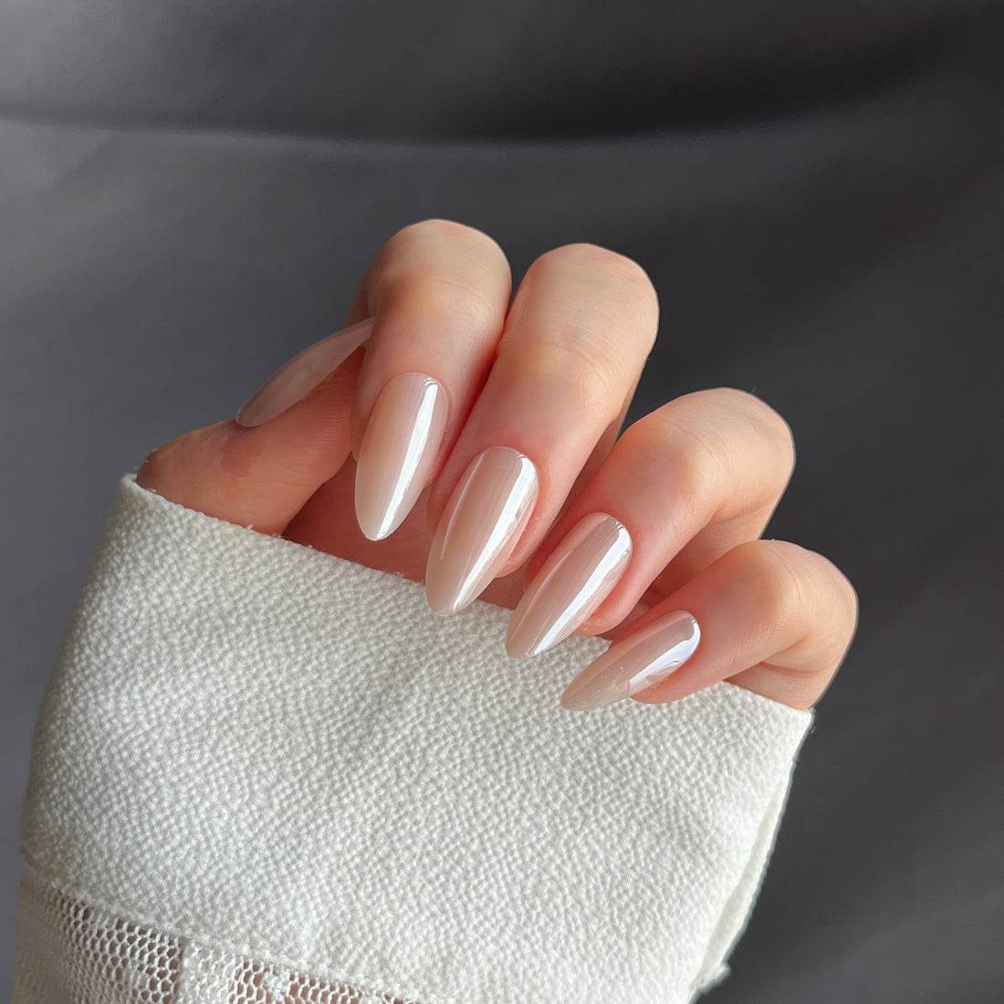 Satin Nude - Medium Almond - 30 Adet Takma Tırnak