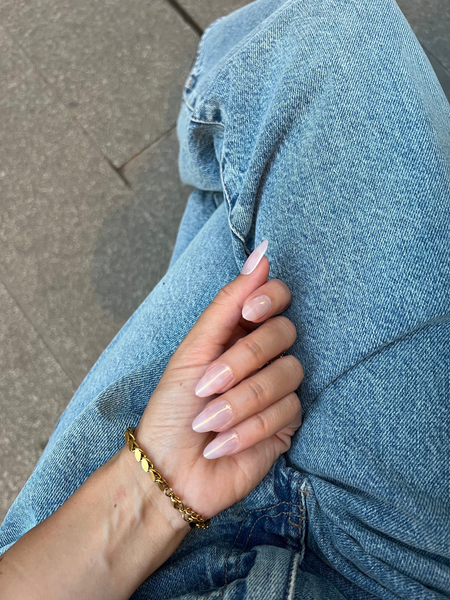 Glow Nude-Medium Oval - 30 Adet Takma Tırnak