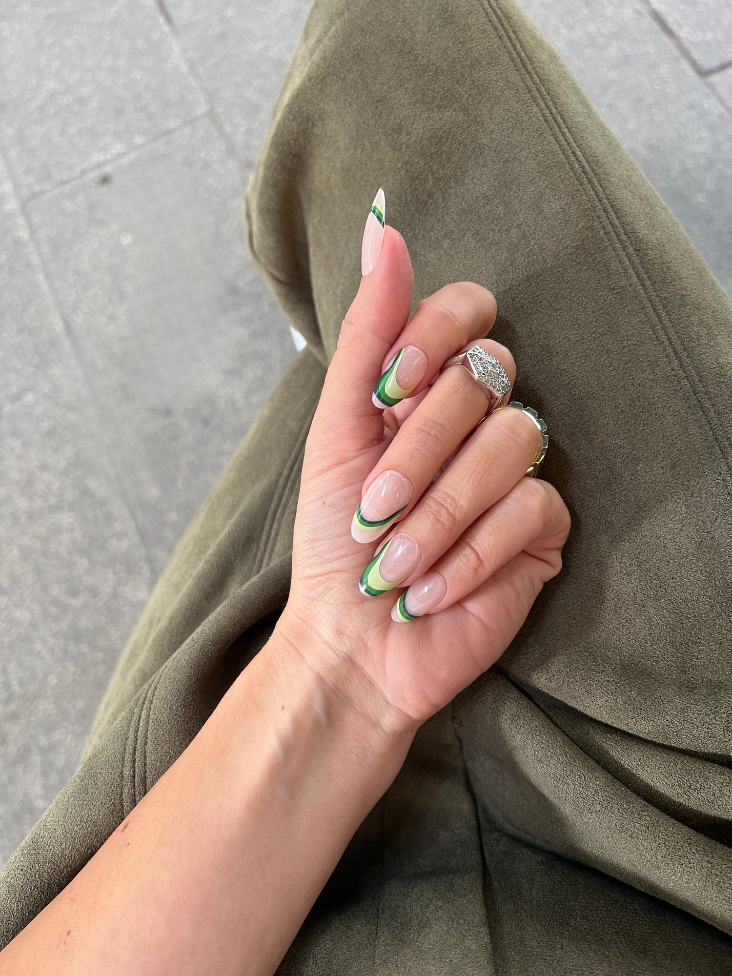 Forest Flow - Medium Oval - 30 Adet Takma Tırnak